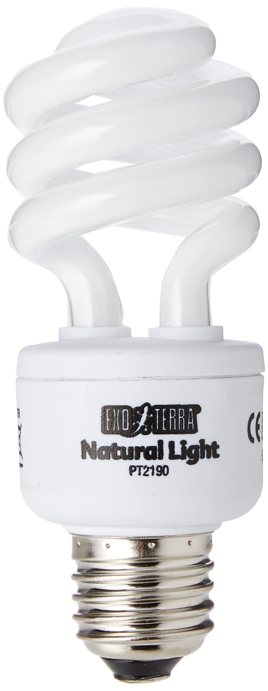 Exo Terra Repti-Glo 2.0 Compact Fluorescent Full Spectrum Terrarium Lamp, 13-Watt (Natural Light)
