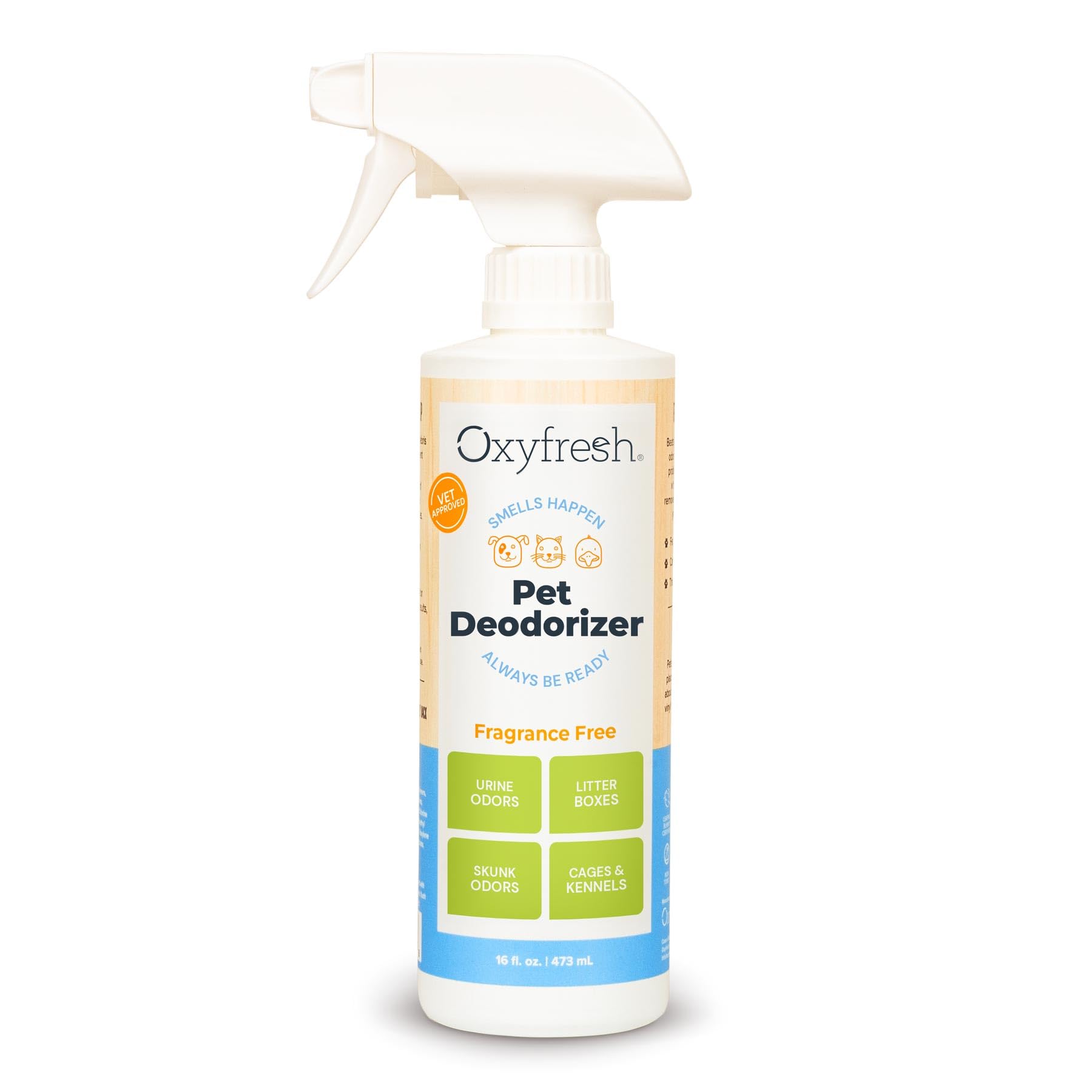 Oxyfresh Extra Strength Pet Odor Eliminator Spray - Goodbye To Stinky Odors - No Fragrance, No Harsh Chemicals - Odor Eliminator Works On Contact - Home Upholstery & Auto - Safe & Pet Parents Love It