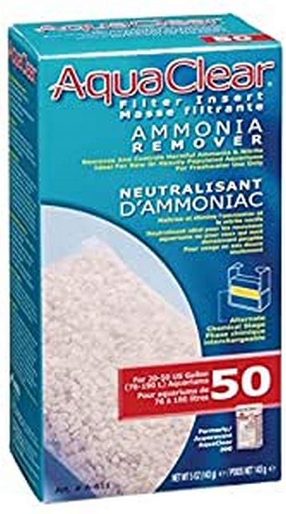 Aqua Clear Aquaclear 50 Ammonia Remover Inserts, Aquarium Filter Replacement Media, A611