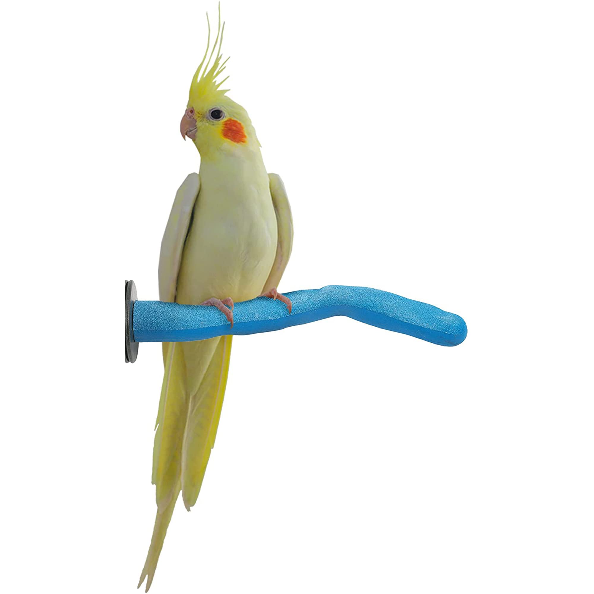 Sweet Feet And Beak Safety Pumice Perch - Trims Nails And Beak - Promotes Healthy Feet - Safe Non-Toxic Bird Supplies For Bird Cages - Small 8'