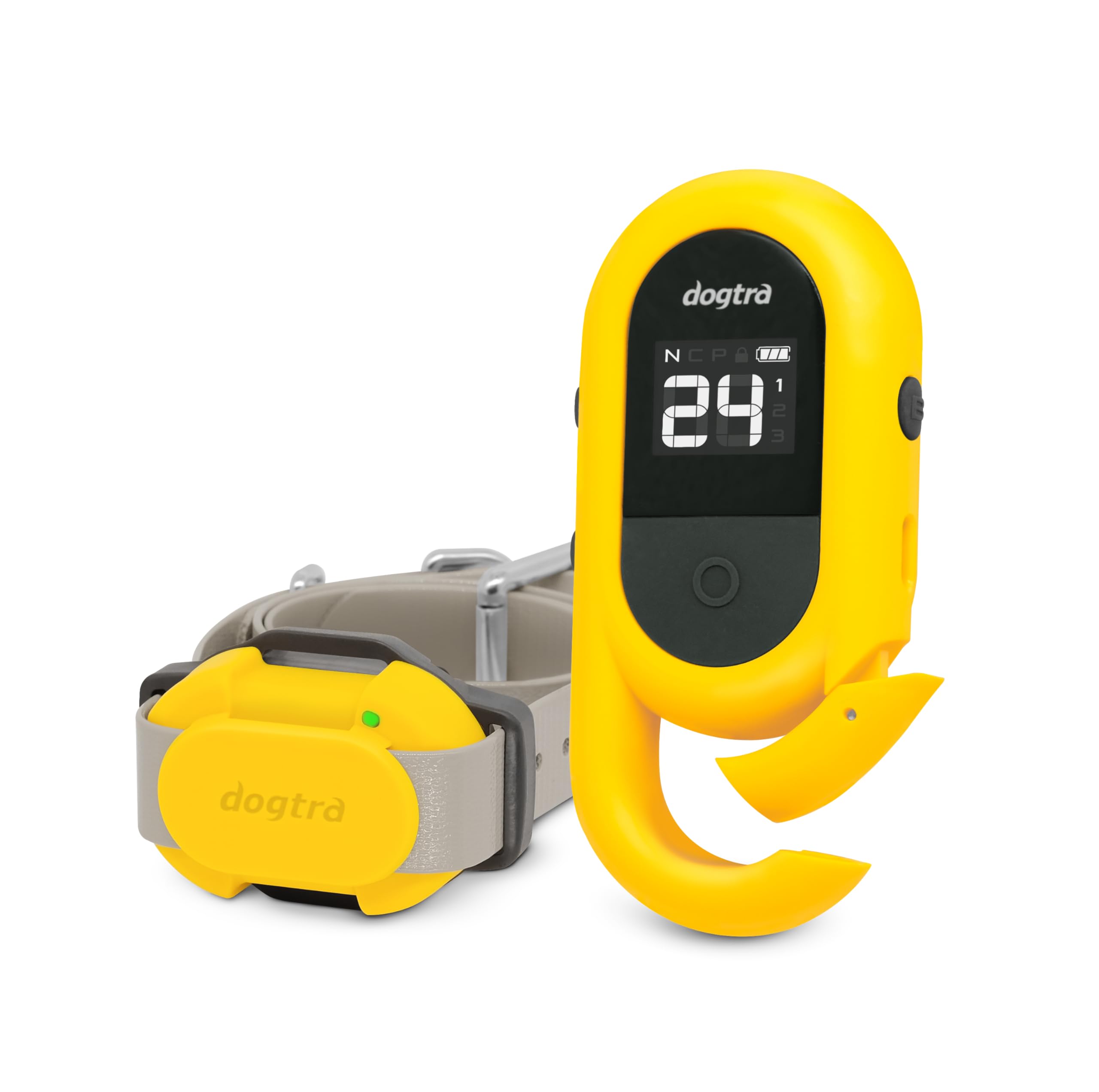 Dogtra Cue Yellow - E-Collar For Dogs Training Collar With Remote - Training Made Easy For Everyday Dog Owners - Gentle Vibratio
