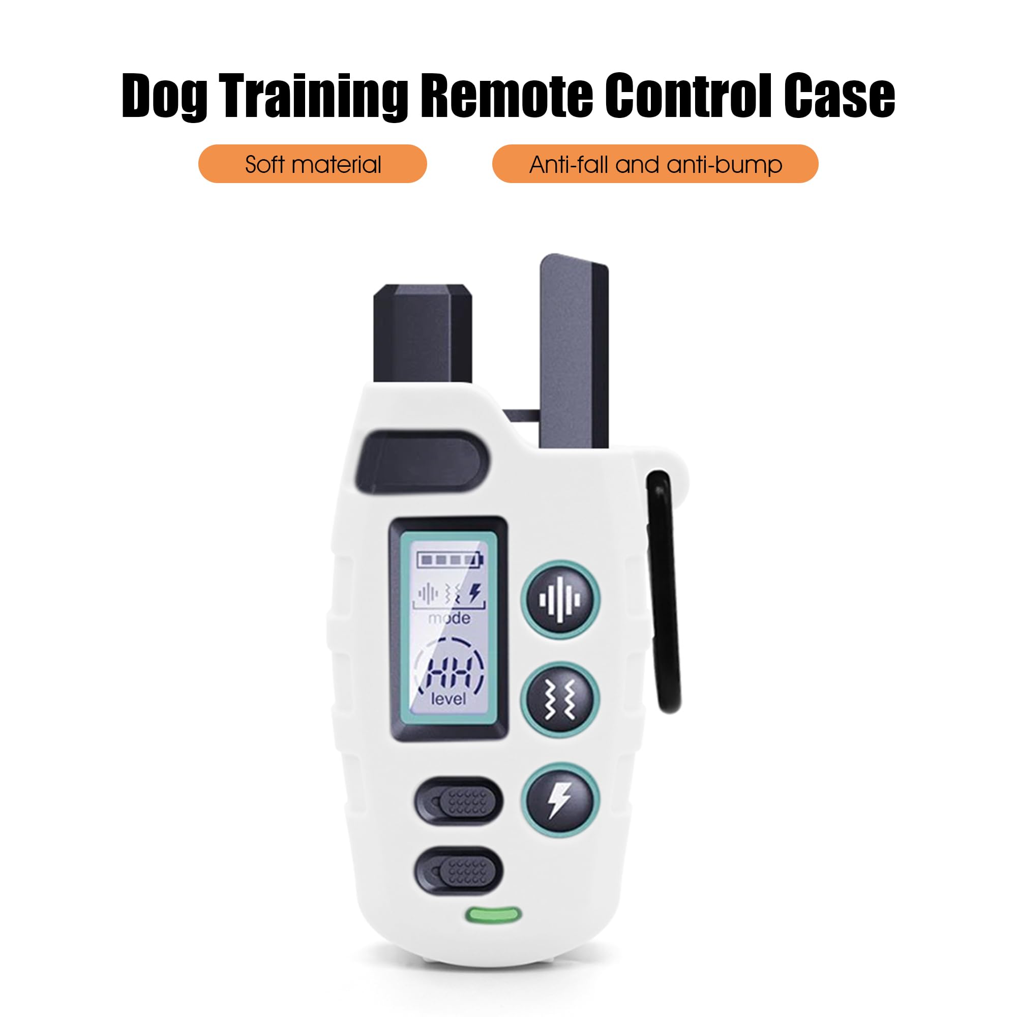 Ermorgen Compatible for Bousnic Dog Shock Collar (Model RS2) Remote Control Case, Soft Silicone Skin Protective Cover Shock-Abso
