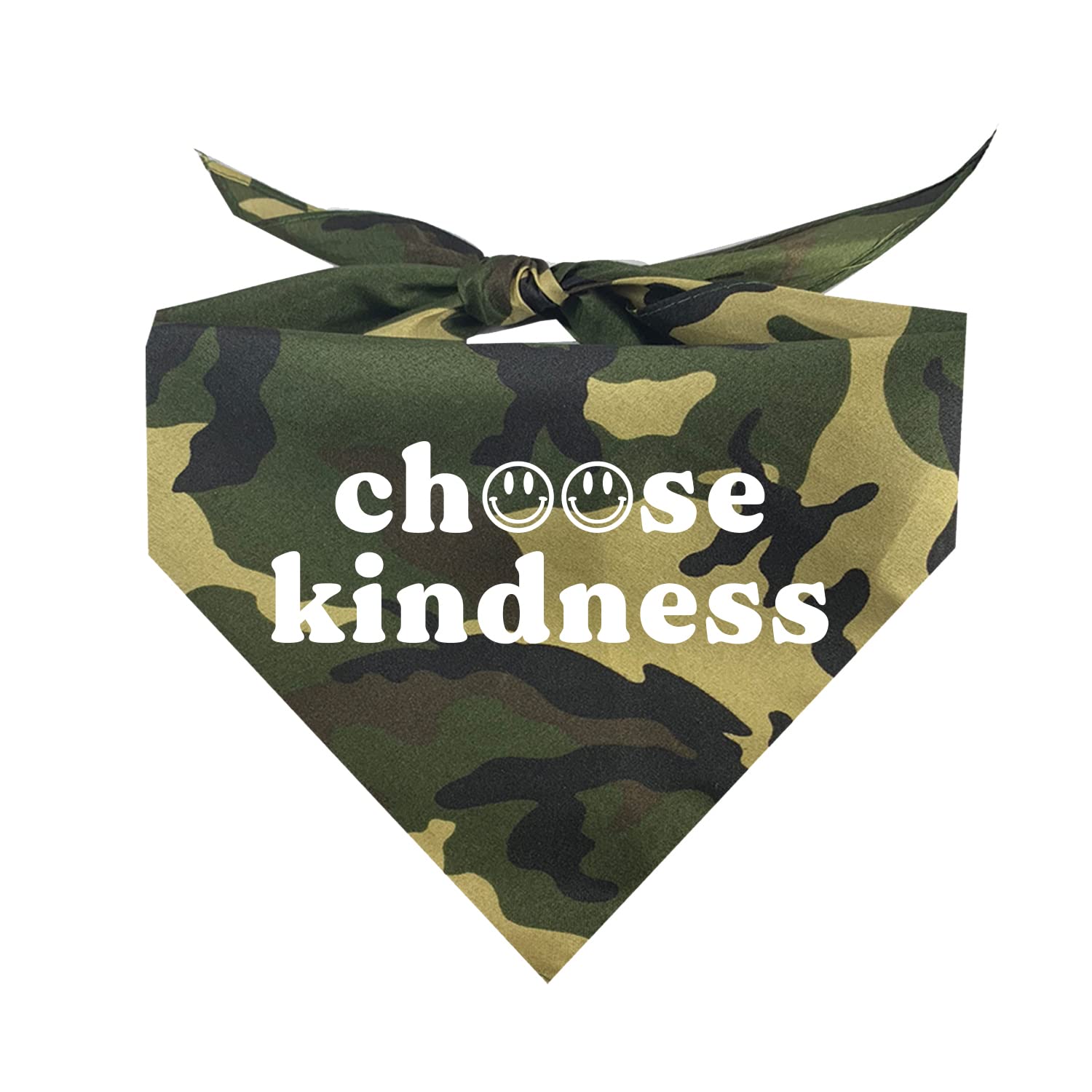 Choose Kindness Camoflauge Dog Bandana