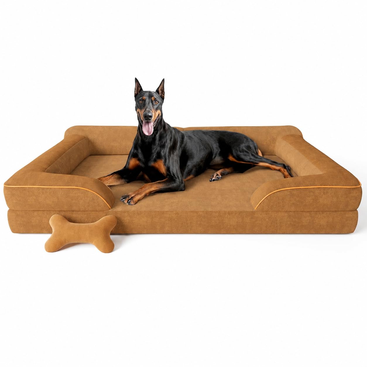 Zopet Orthopedic Dog Bed 4XL, Giant Memory Foam Dog Bed with Waterproof Liner, Washable Removable Cover, NonSlip Bottom, Pet So