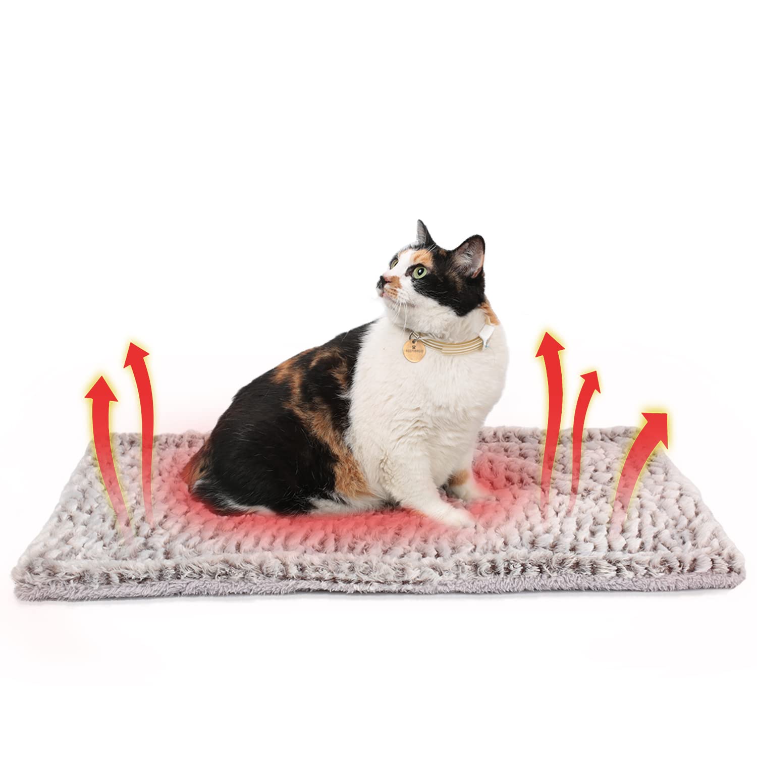 Self Heating Cat Pad Self Warming Cat Bed 27.5' X 18.5' Thermal Cat Mat Extra Warm Pet Mat For Outdoor And Indoor Large Kittens Small Puppy Pets