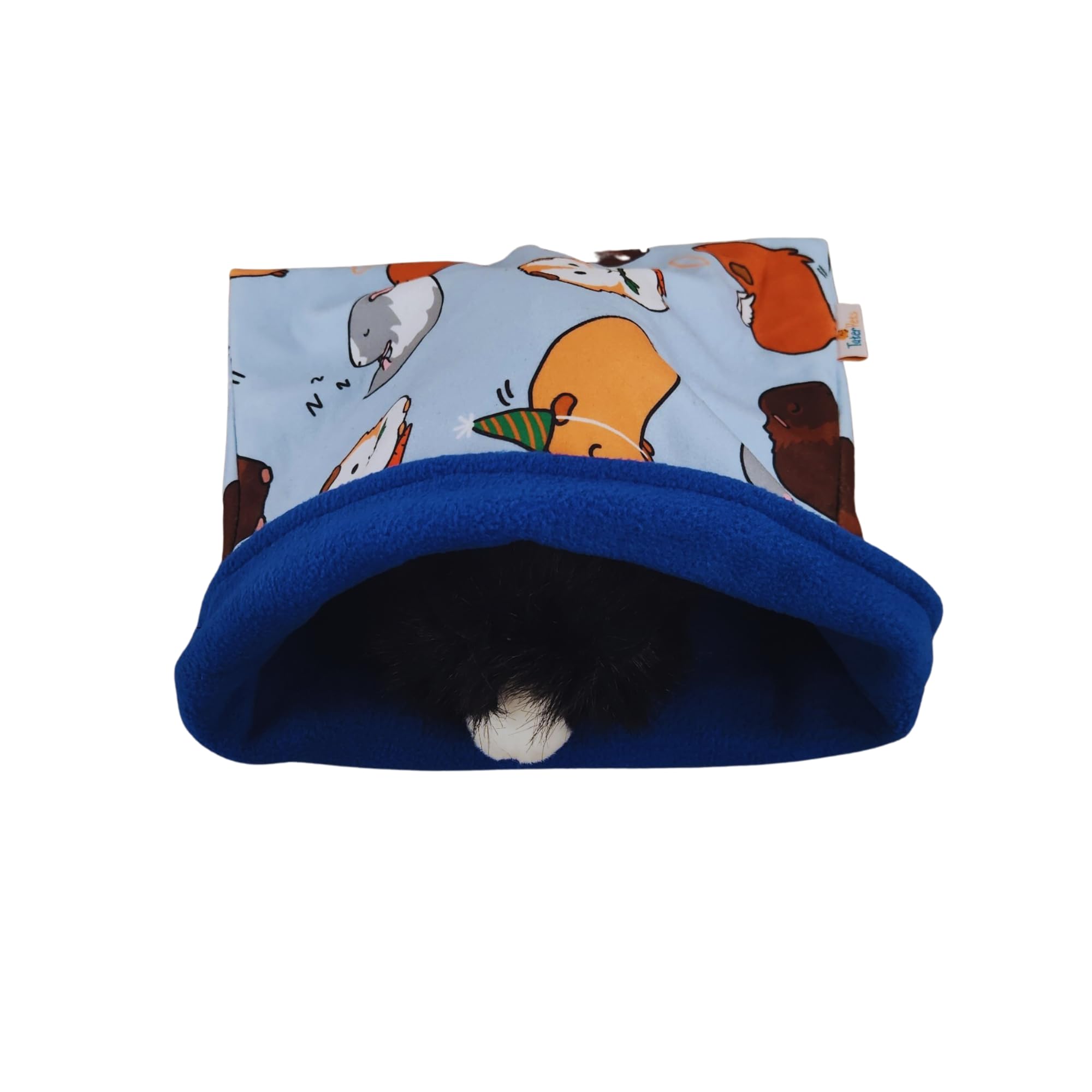Tater Pets Snuggle Sack For Guinea Pigs Bed Pad Cuddle Sack Sleeping Bag (12X12)(Piggie Party)