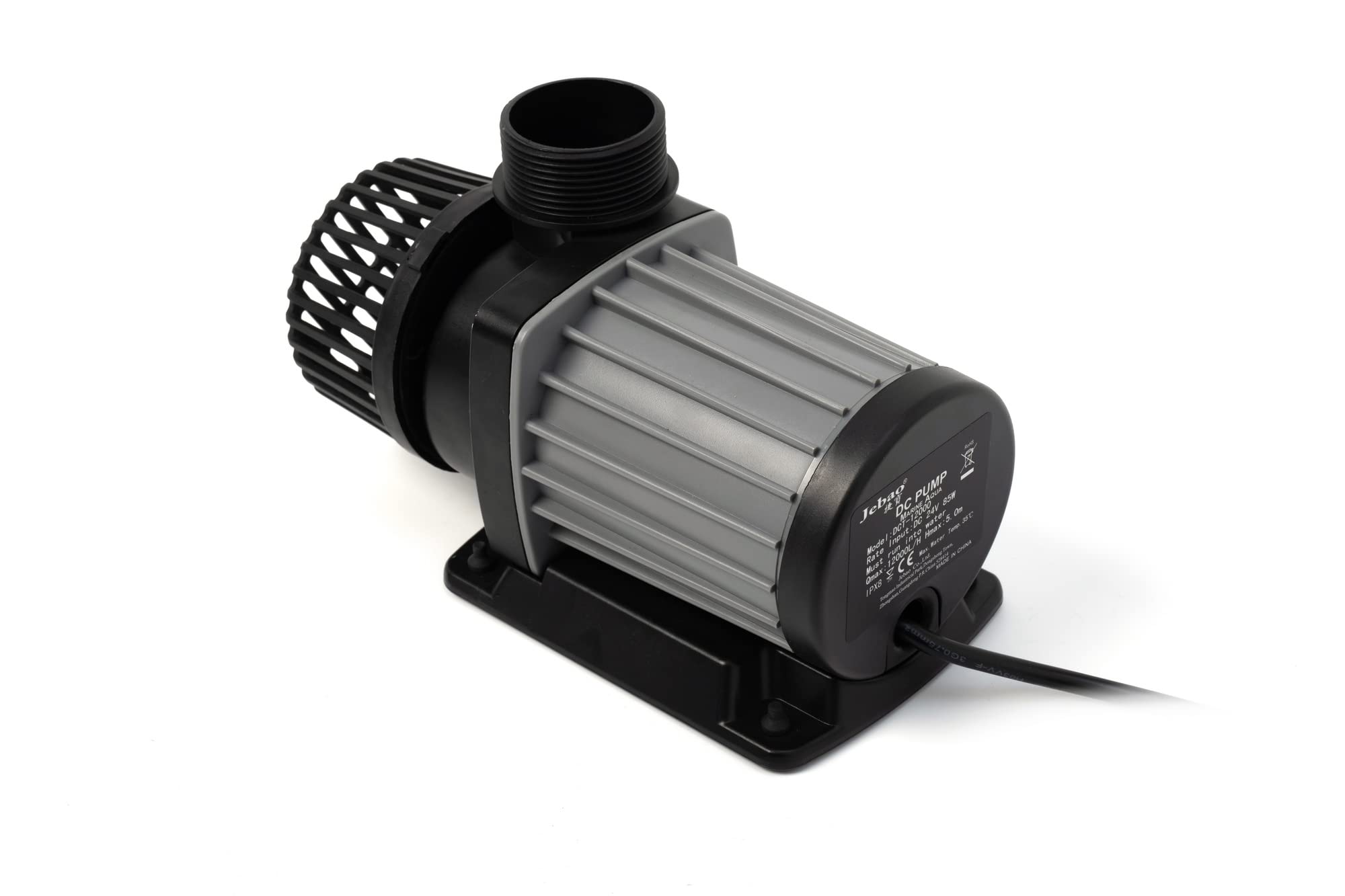 Jebao DCT-12000 Marine Controllable Water Pump, Grey, Ceramic Shaft, 12000 L/h Flow Rate