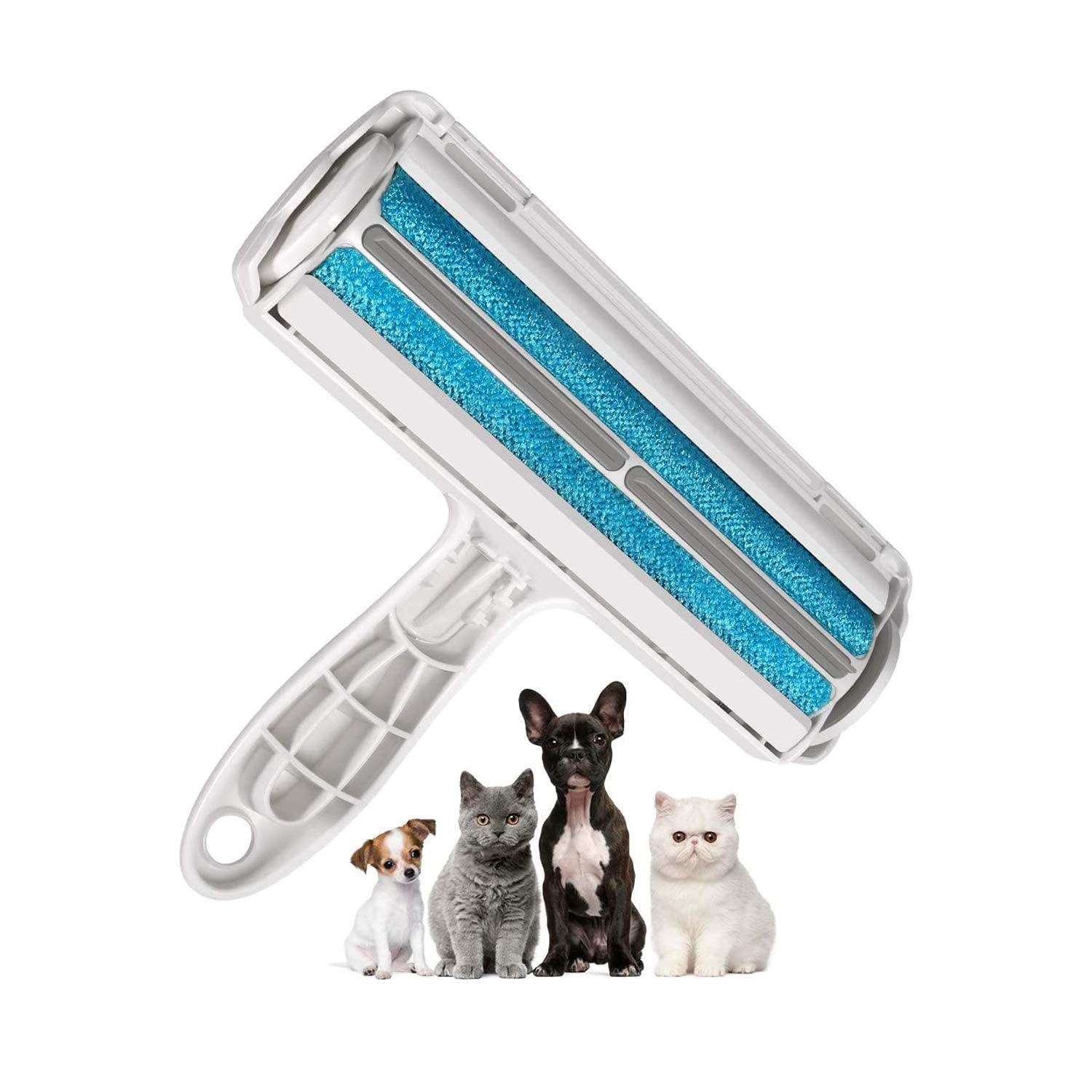 JUDEE Reusable Dog Hair Remover Roller Dog Cat and Other Pets Hairs Cleaning Lint Fur Brush Rollers Easy Hair Removal Furniture,