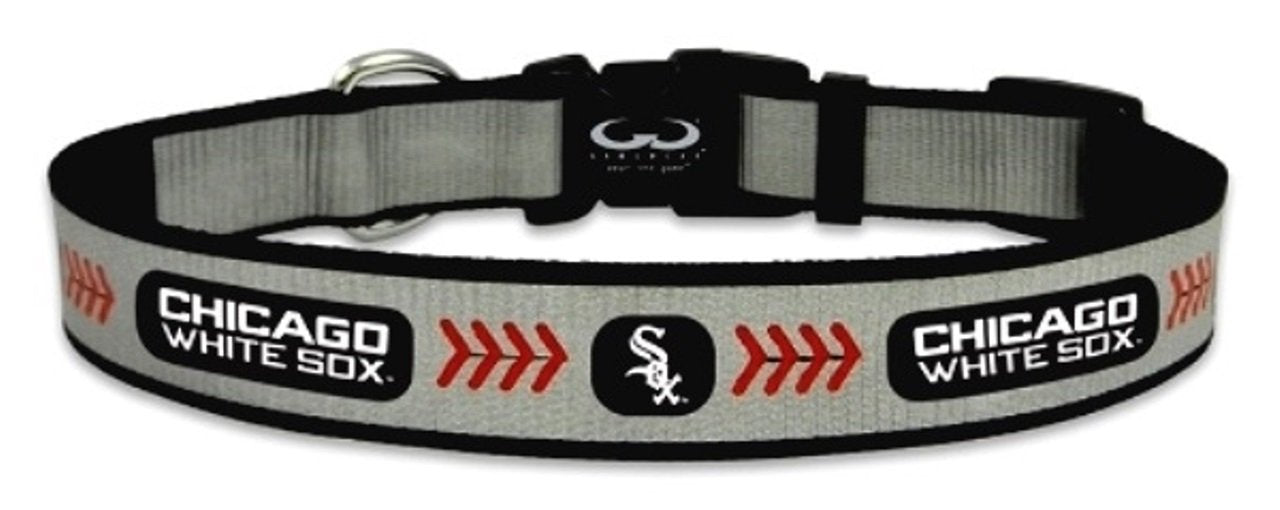 Chicago White Sox Pet Collar Reflective Baseball Size Toy CO
