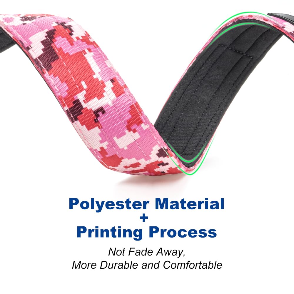 Tspro Premium Dog Collars Tactical Dog Collar With Patch And Heavy Duty Quick-Release Metal Buckle Durable Thick And Adjustable