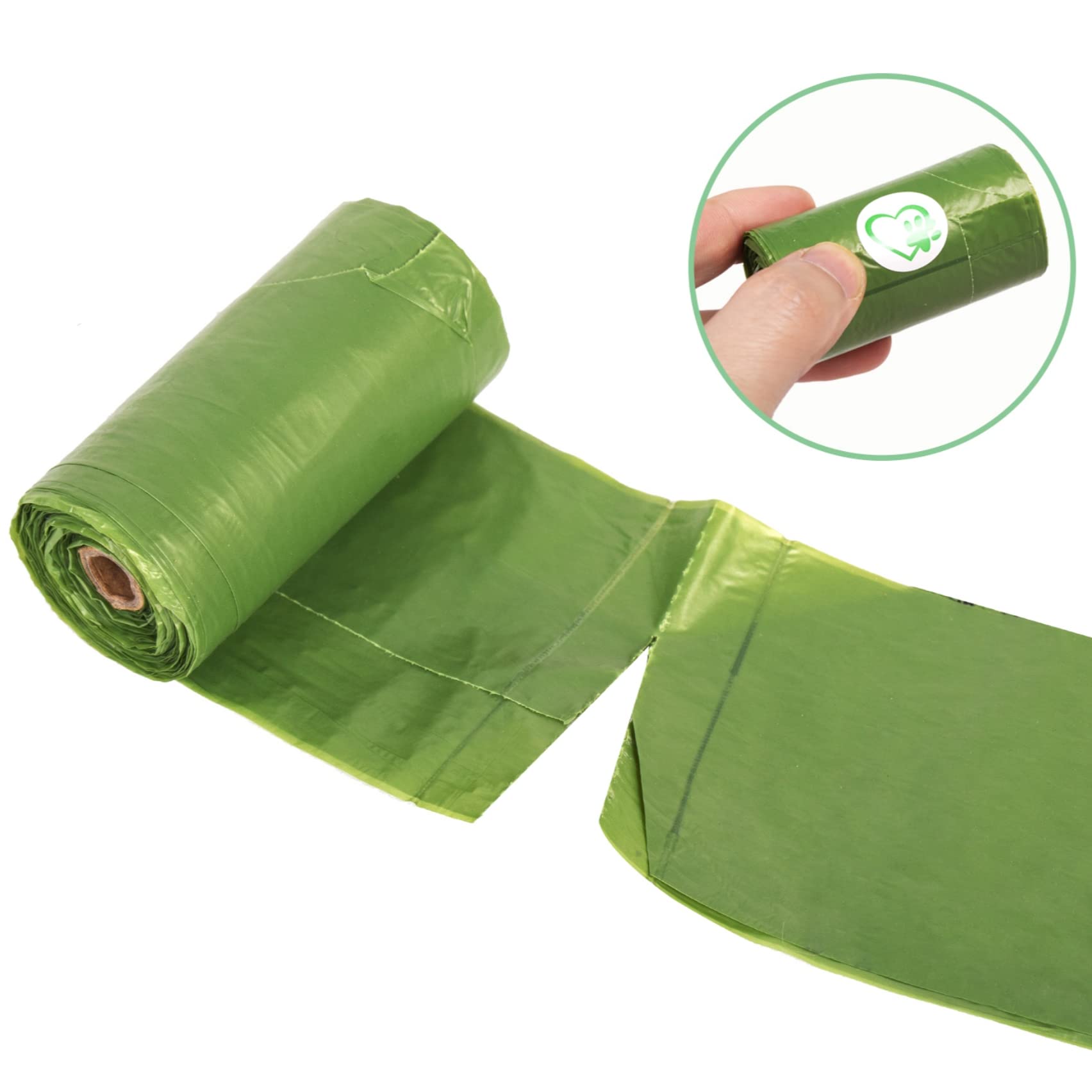 Mr. Peanut's XL Pooper Scooper Sized 13X11'' Recycled Waste Poop Bags Made From Plants - 160 Count