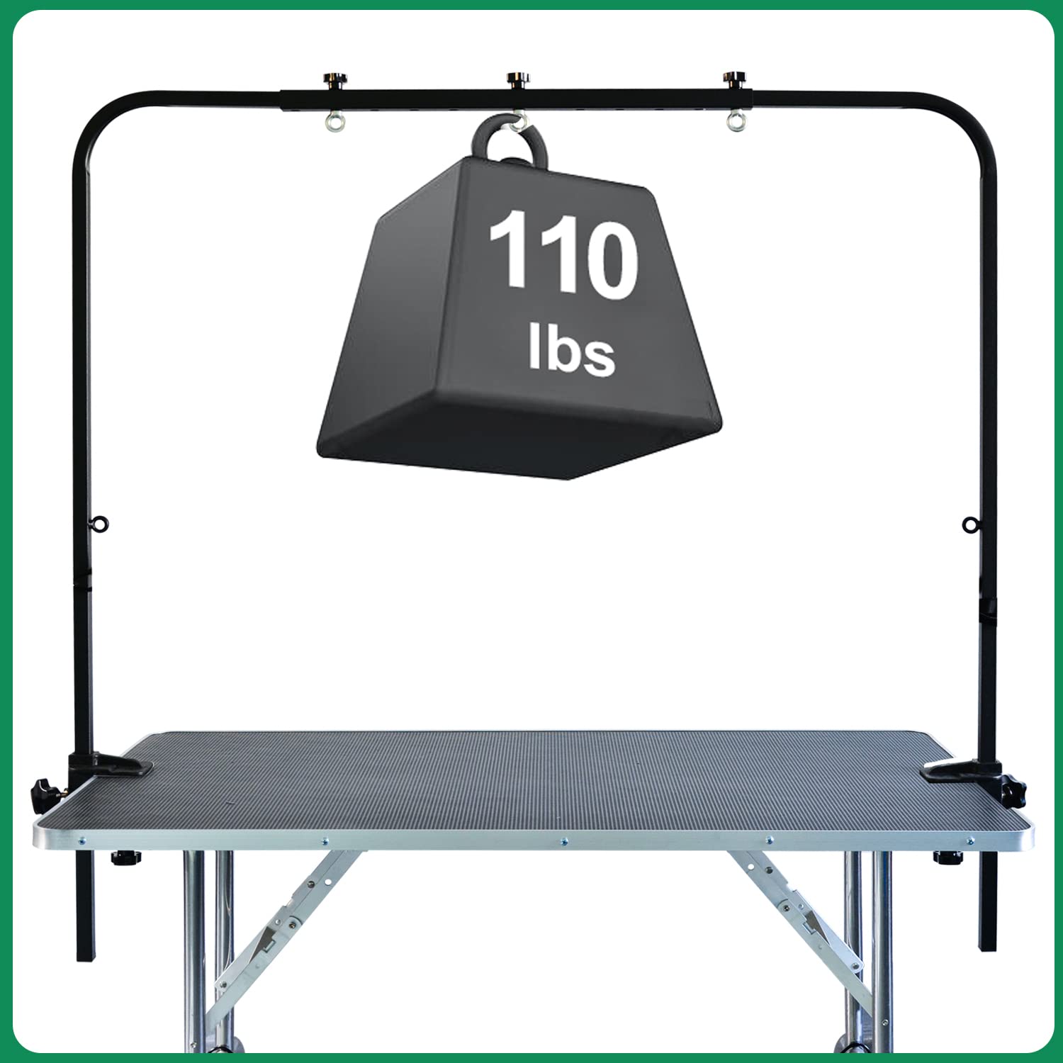 SHELANDY Overhead Pet Grooming Arm with Clamps - Black Dog Bathing & Grooming Bars for Easy Pet Care