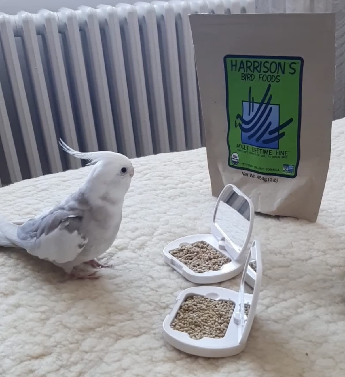 Harrisons Bird Foods Bird Food Adult Lifetime Fine Certified Organic Non-GMO Formula Bird Food 5lb