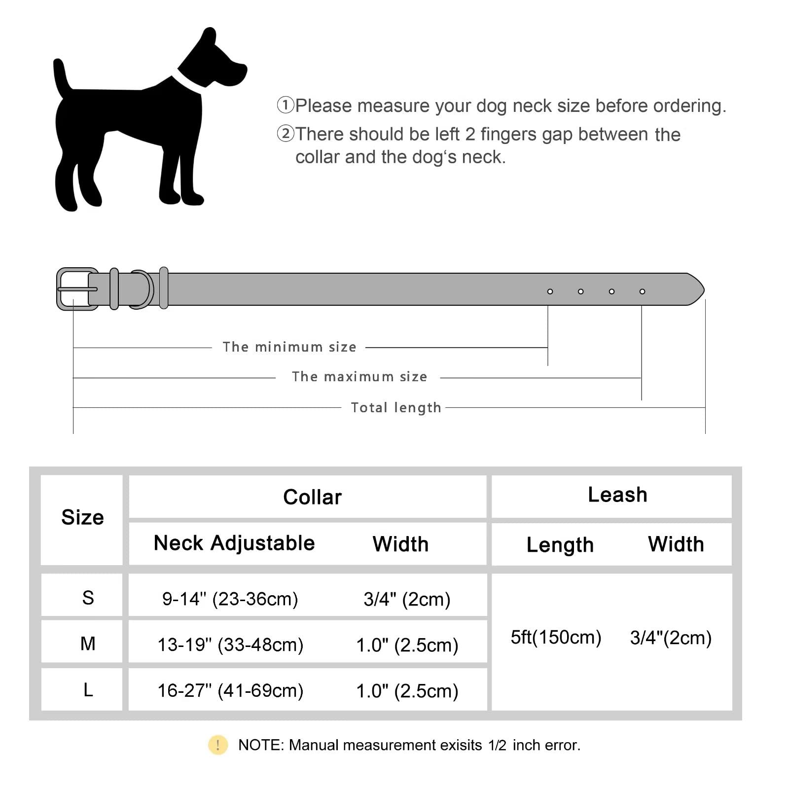 Pet Artist Charming Nylon Dog Collar With Leather Soft Comfy Elegant Nylon Collars For Dogs Small Medium Large 4 Bright Solid Color For Choosing Blue Red Brown Grey (Blue,Neck Fit 13-19'')