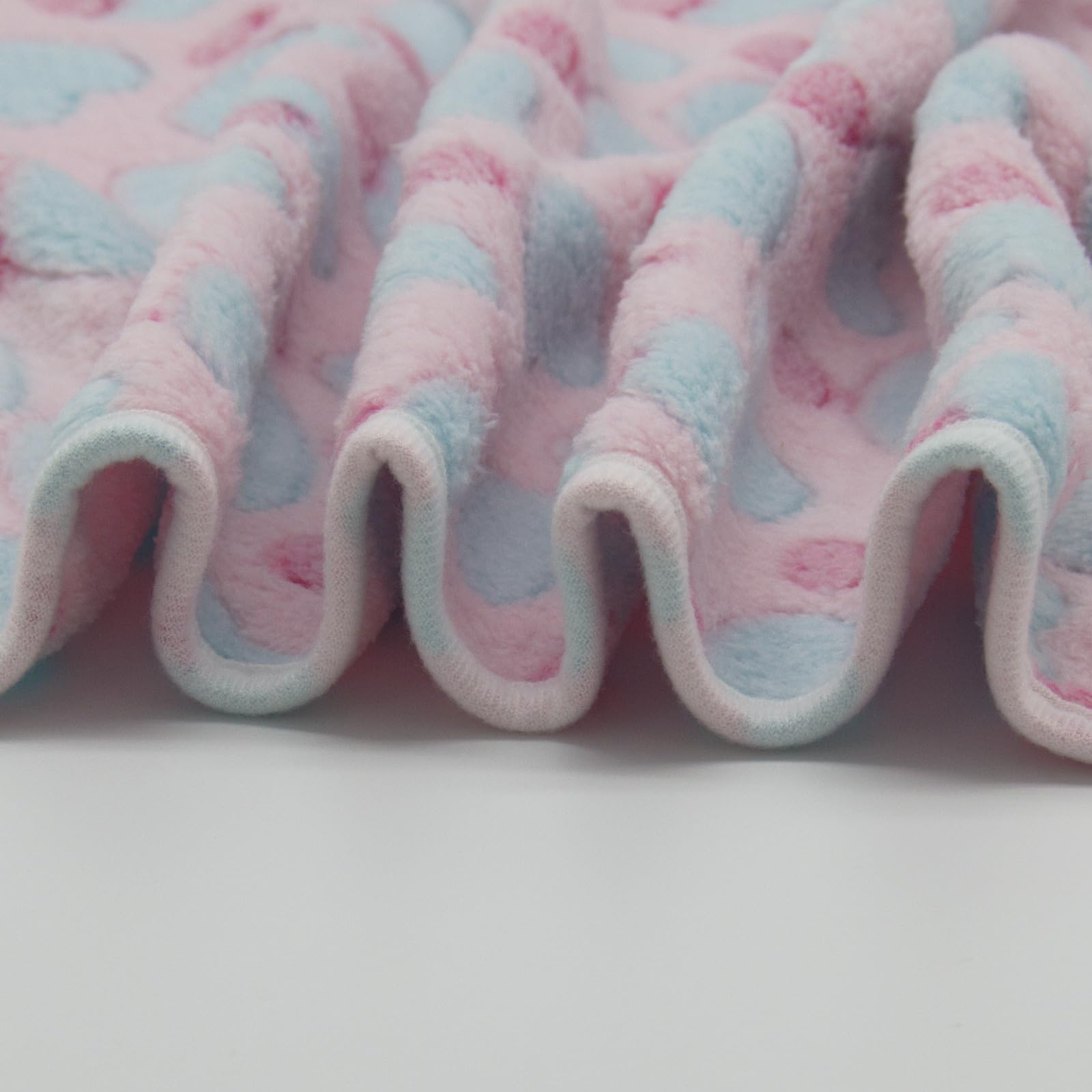 1 Pack 3 Puppy Blankets Super Soft Warm Sleep Mat Love Print Blanket Fluffy Fleece Pet Blanket Flannel Throw Dog Blankets For Small Dogs Puppy Dogs Fluffy Cats,Mix Love-Small(23'X15')