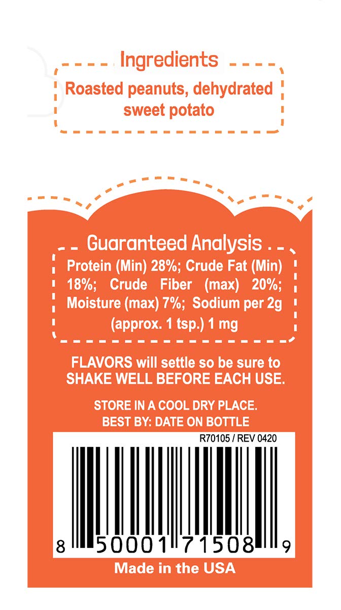 BEAUMONT BASICS Flavors Food Topper for Dogs, Peanut Butter Recipe, 3.1-Ounce