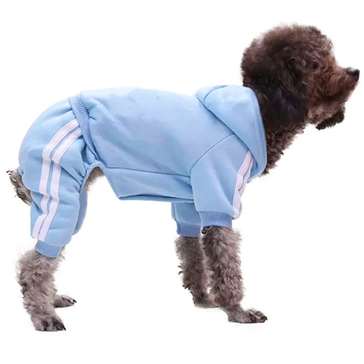 Small Puppy Dog Hoodie Puppy Clothes Sweater 4 Legs Dogs Jumpsuit Fleece Sweatshirt Pet Outfit Boy Dog Winter Clothes Cotton Pup