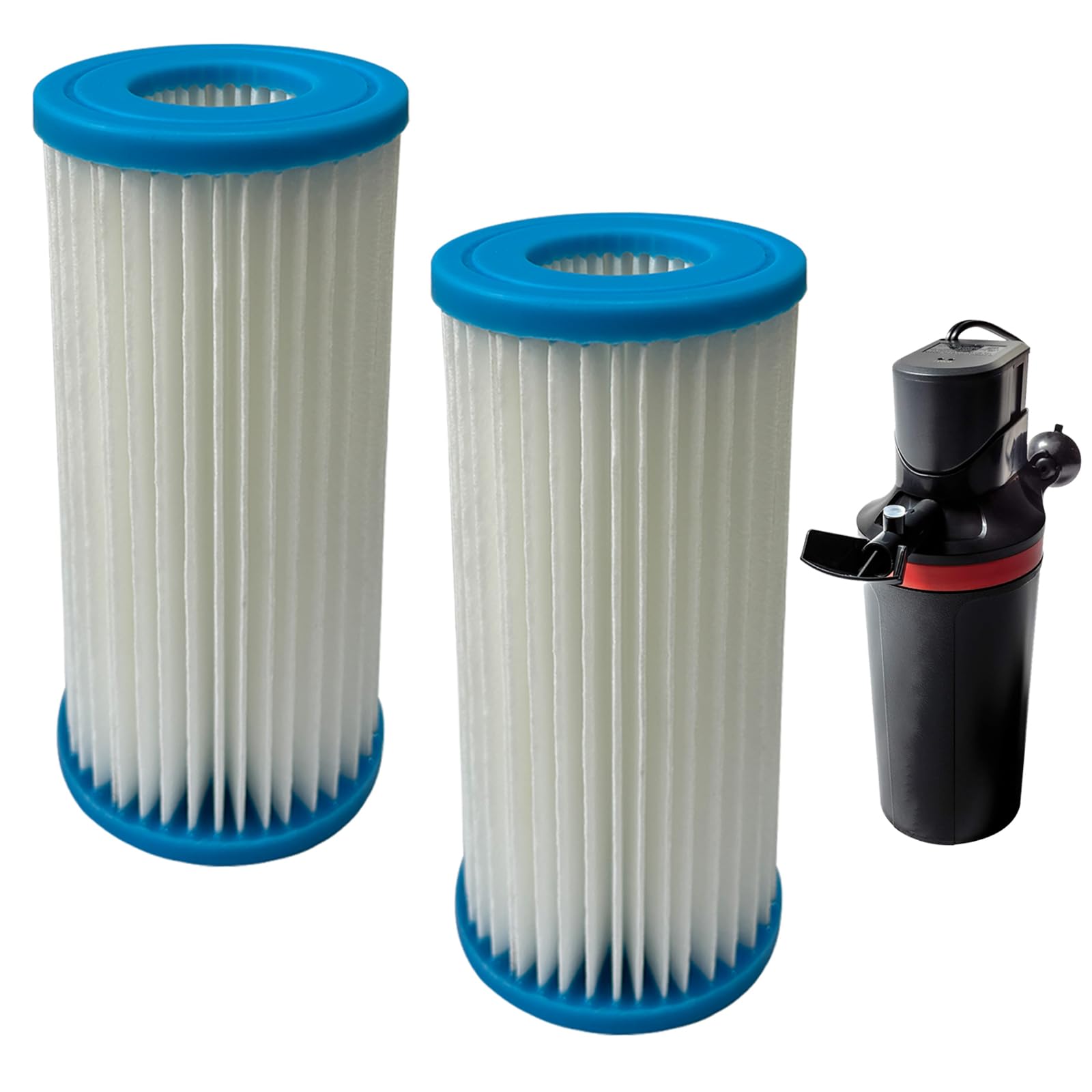 2 Pack Micron Cartridge Compatible With Magnum Canister Filters & Polishing Internal Canister Filter Ml90770, Compare To Part# P