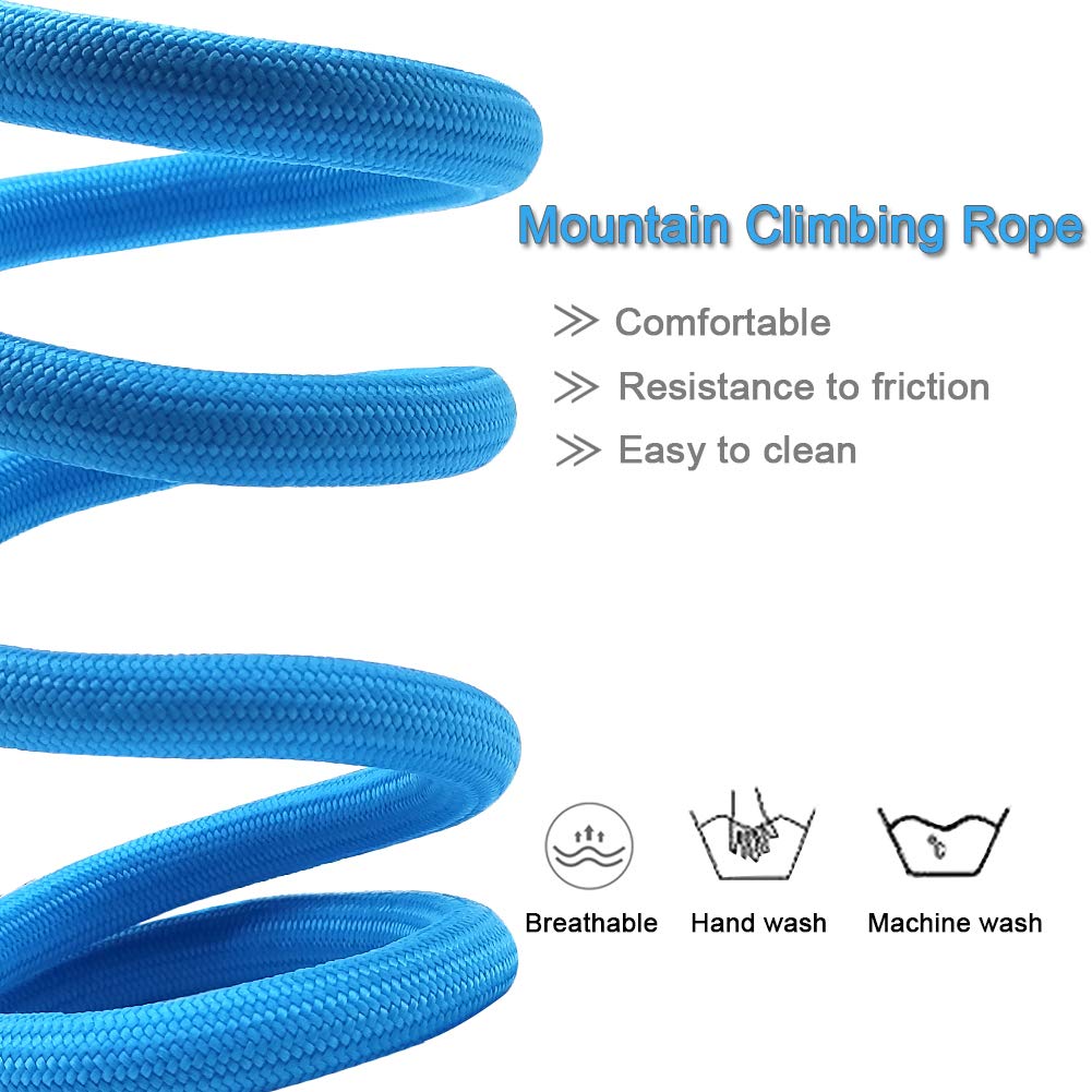 Maypaw 4Ft/6Ft/8Ft/10Ft Dog Leash, Classic Solid Colors, Strong Nylon Rope Dog Leash Reinforced With Leather Tailor Connection H