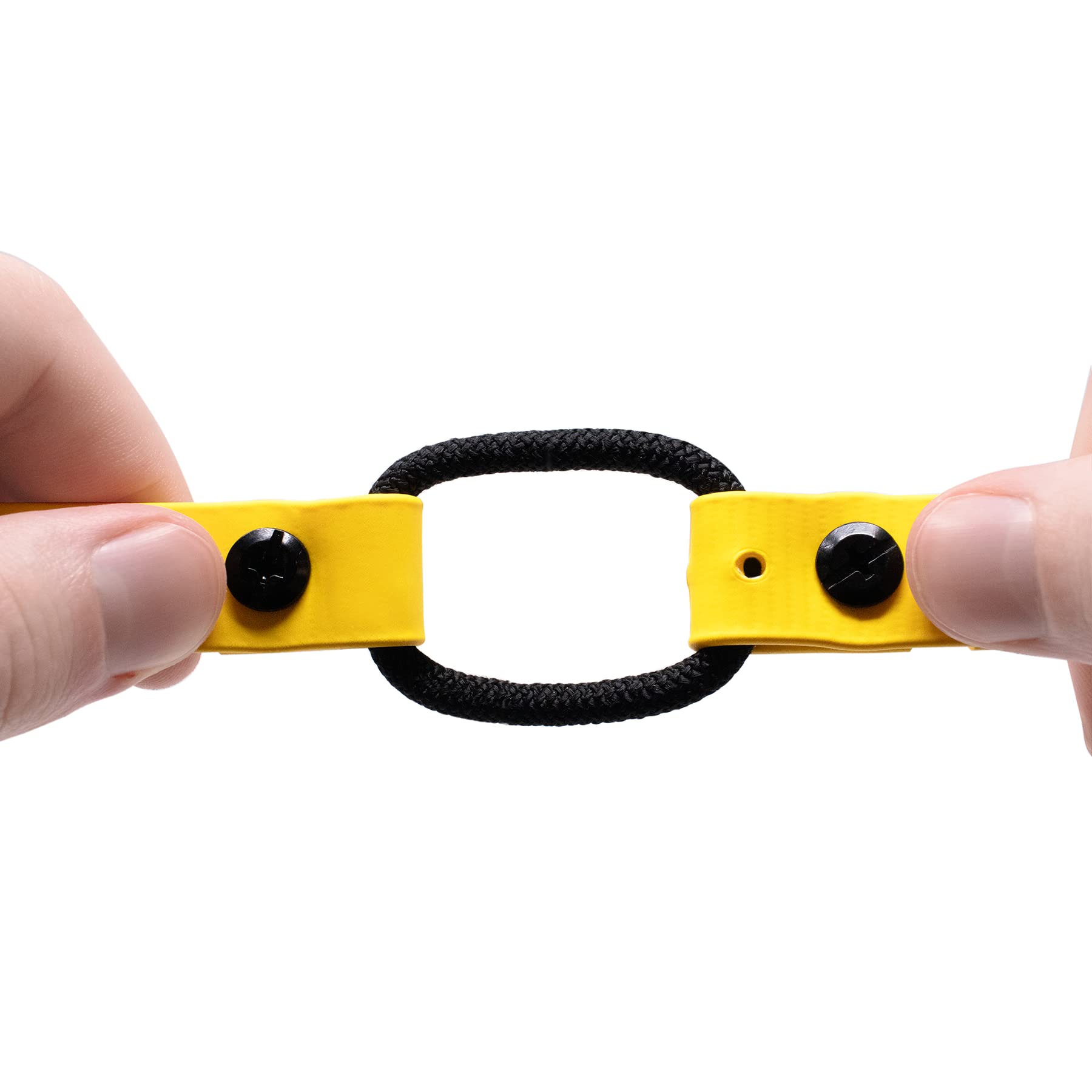Educator Quick Snap Bungee Dog Collar, Biothane, Waterproof, Odorproof, Easy Connect And Disconnect Clasp And D Ring With Comfort Bungee Loop, Adjustable For Custom Fit, 3/4-Inch, Yellow
