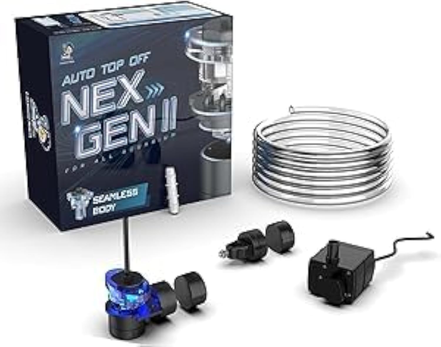 LAZYBONE AQUA ATO Auto Top Off System NG11 for Saltwater Aquarium Long Life Design with Dual Optical Sensor for Both Reef and Fr