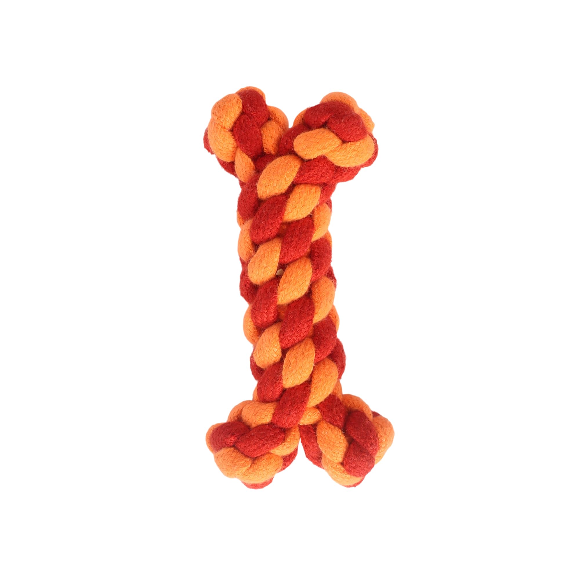 Neelja Rope Chew Toy Bone For Dogs | Pure Cotton Thread Dog Rope Toy | Durable Tough Chew Toy For Puppies | Solo Play Dog Toy | 