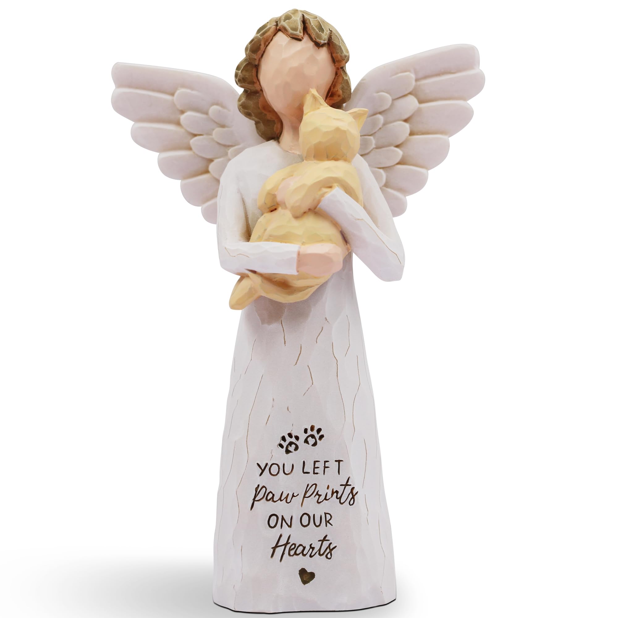 Borlesta Loss Of Cat Sympathy Gift, Cat Memorial Gifts For Loss Of Cat, Passed Away Cat Gifts, Pet Memorial, Cat Mom, Hand-Paint