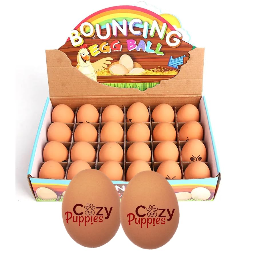The Dds Store Egg Shaped Rubber Bouncing Balls Chewing Playing Toy For Pet Puppy Dogs Biting Toy Pet Chewing Eggs Toys Ball Egg 