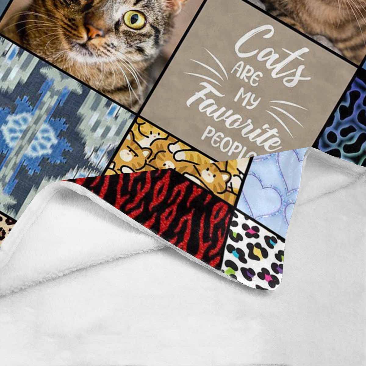 Personalized Blanket Cat Memorial Blanket Gifts - Pet Blankets For Pictures Memorial, Cat Remembrance Sympathy Pet Blanket 50 X 60 Inch