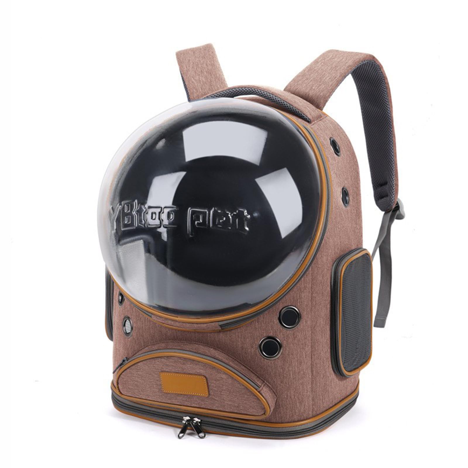 Cat Backpack Carrier, Breathable Cat Carrier Large Space Bubble Pet Backpack for Small Dog and Large cat up to 18lbs, Transparen