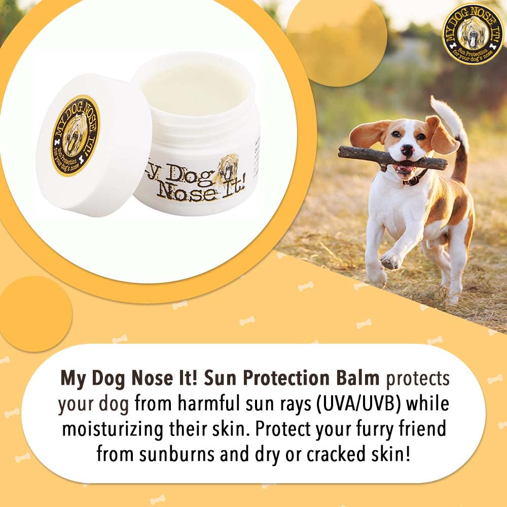 My Dog Nose It Moisturizing Sun Protection Balm For Dogs Noses - Protect Your Dog From Harmful Uva/Uvb Rays (2.75Oz)