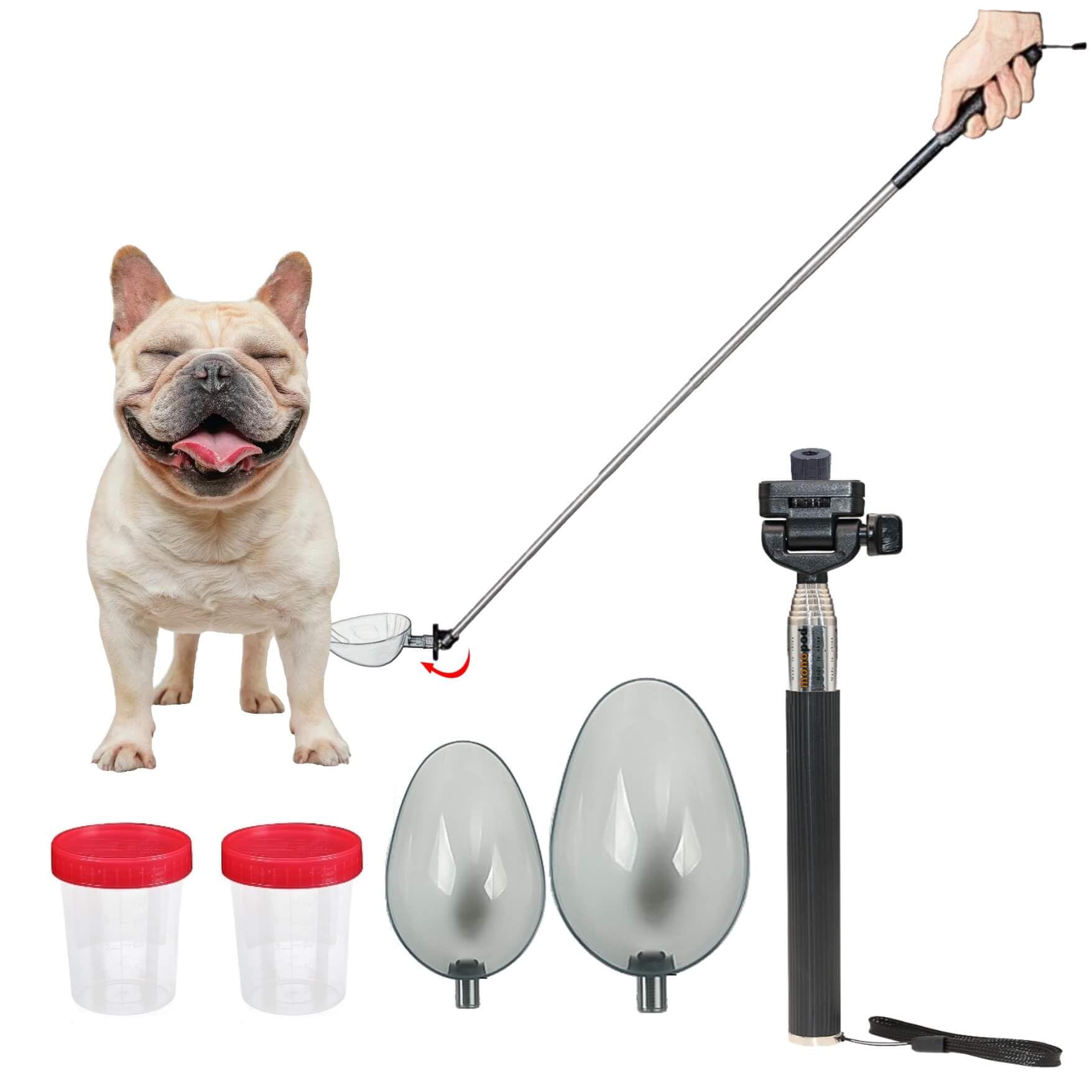 Inenya Dog Cat Urine Collector- Telescopic Handled Dog Pee Sample Catcher For Veterinary Supplies, Urine Stick For Small Large F
