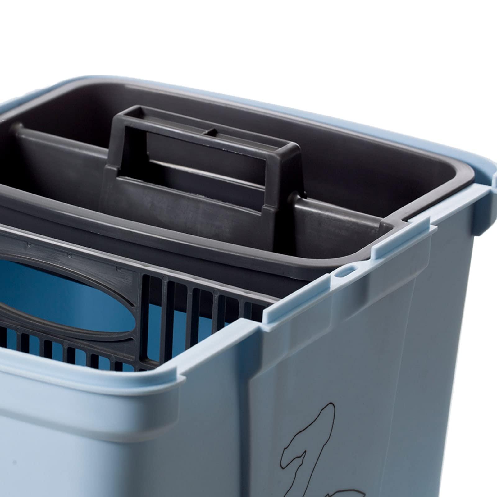 Horze Smart Grooming Box For Horses, Dogs, Cats With Removable Tray | Non-Slip, Crack Resistant | 16'' X 12'' X 12'' - Dark Dark