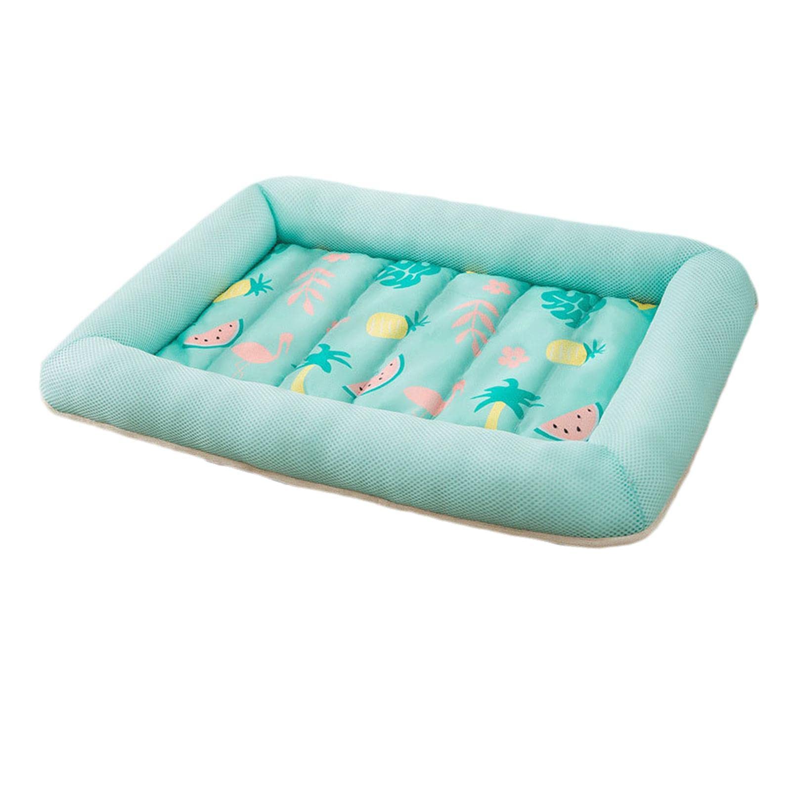 Bnf Dog Cooling Mat Bed Sleeping Pad Washable Sofa Cool Blanket Cushion Green S | Pet Supplies | Dog Supplies | Beds