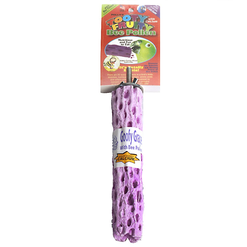 Polly'S Tooty Fruity Pollen Bird Perch, Medium (Assorted Flavor)