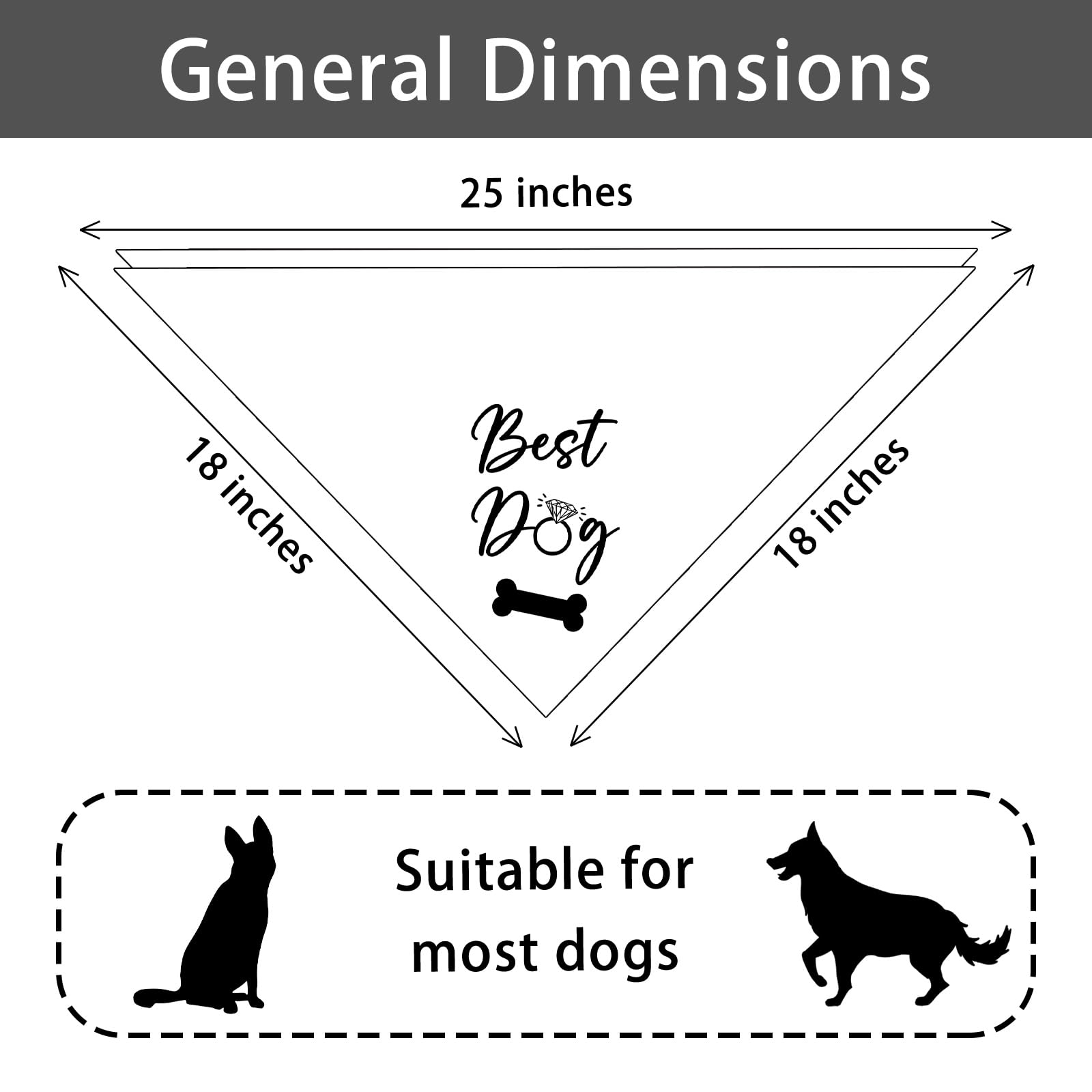 Pup Of Honor Best Dog Bandana Wedding Dog Bandana Bridal Party Wedding Engagement Photo Prop Pet Scarf Accessories For Dog Lover