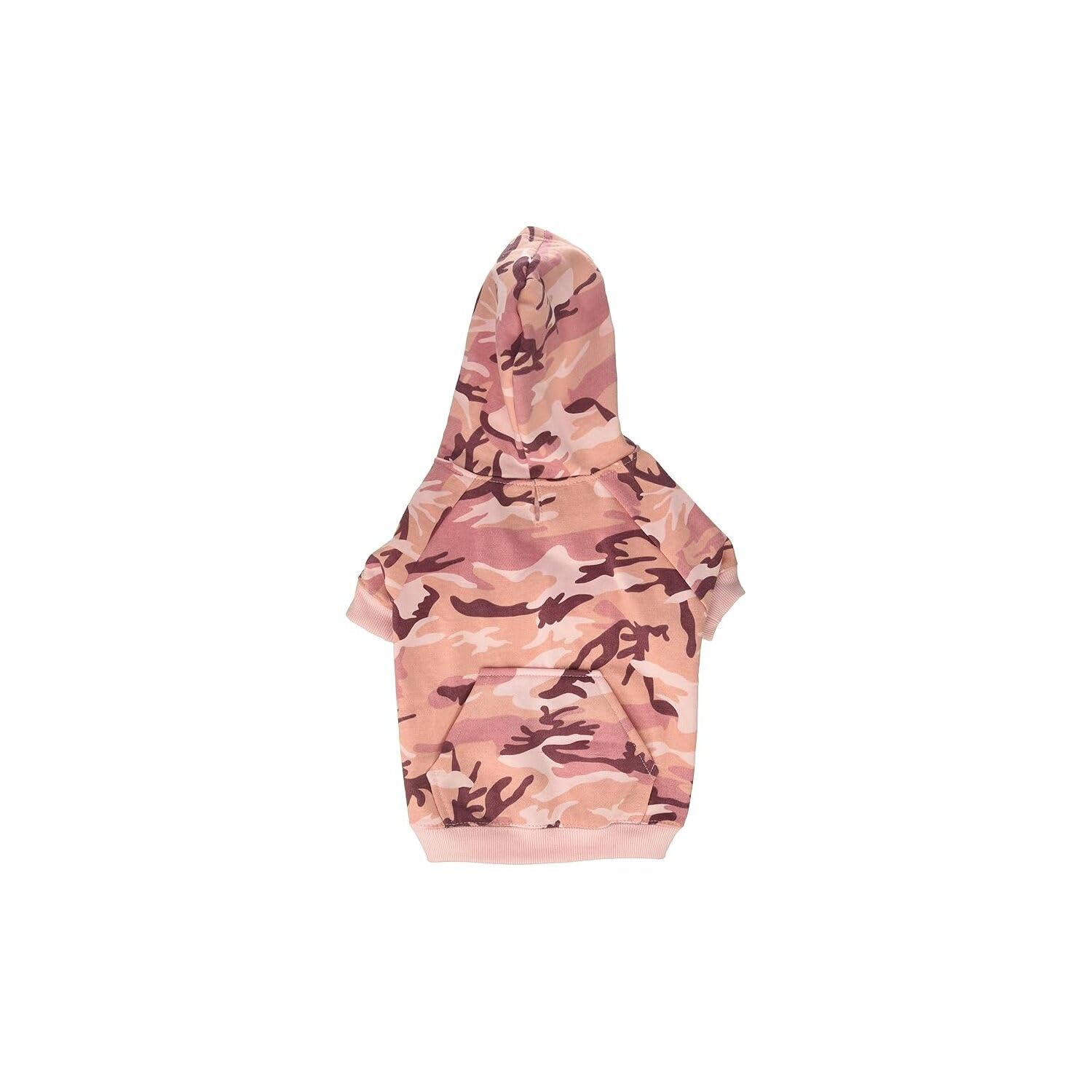 Casual Canine Camo Hoodie For Dogs, 13' Medium, Pink