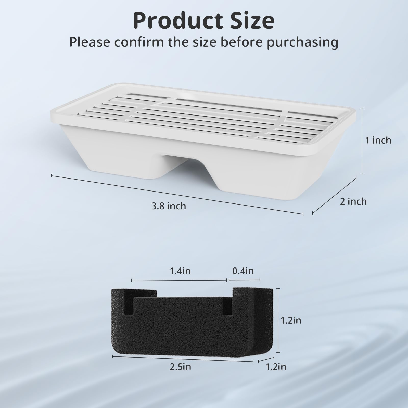 Supersuki 12 Pack Dog Water Fountain Filters For 170Oz/5L Pet Water Dispenser Fountain Filters, Multiple Filtration Dog Water Fi