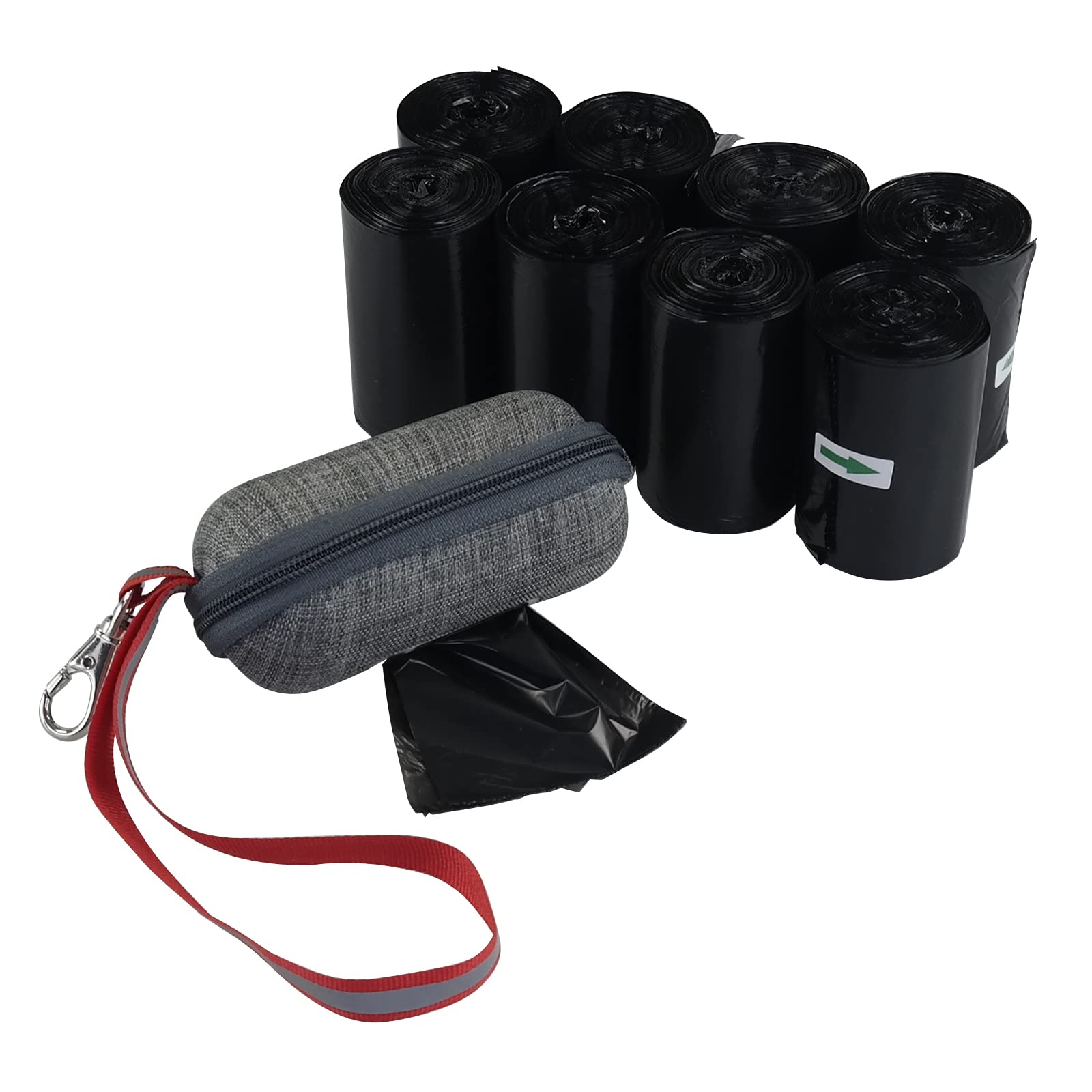 Ramddy 1400 Counts Dog Waste Bags With Dispenser, Dog Poop Bags 40 Rolls, Black