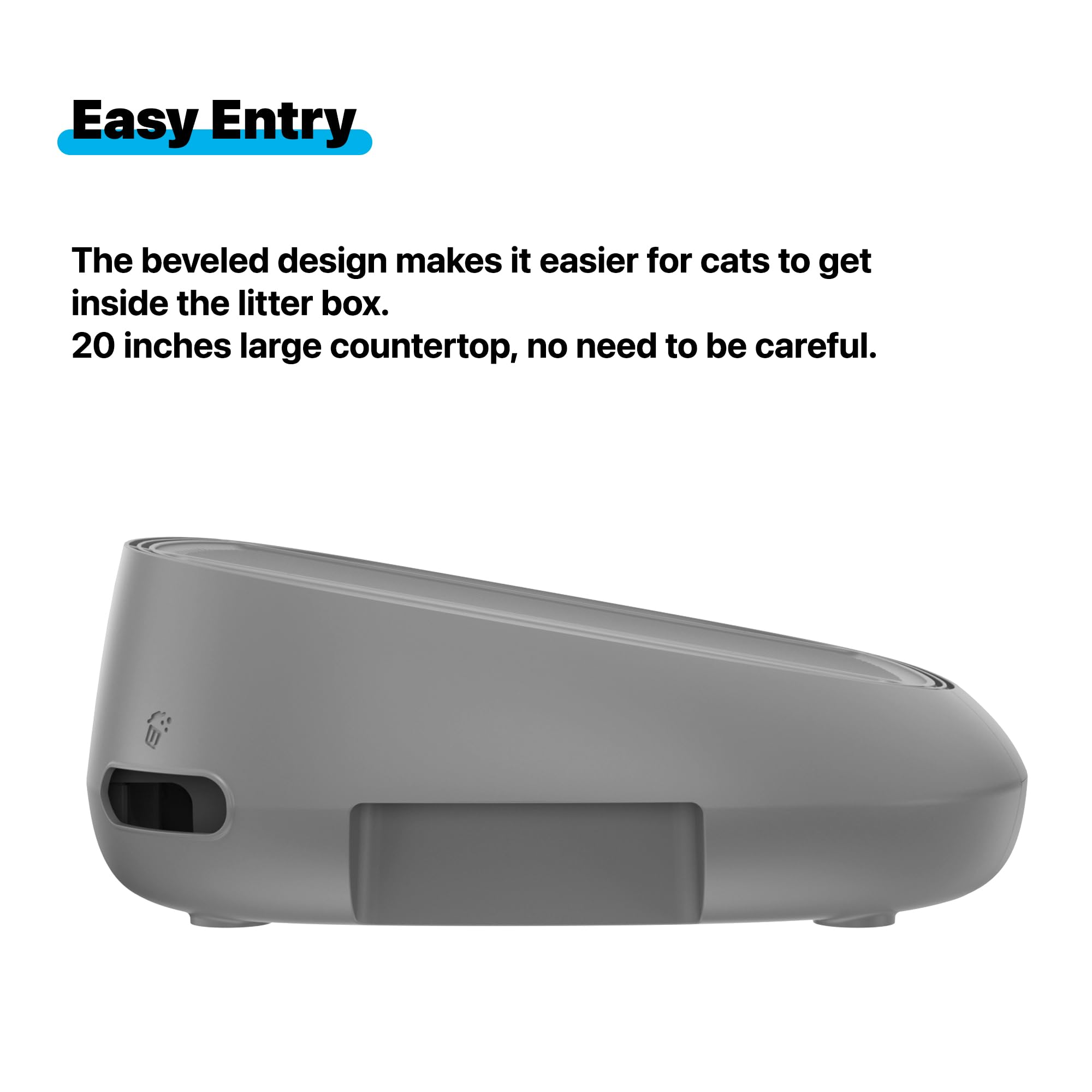 Neakasa Cat Pedal Step Stool With Filter Function, Easy To Clean Litter Tray For M1 Open Top Self-Cleaning Cat Litter Box