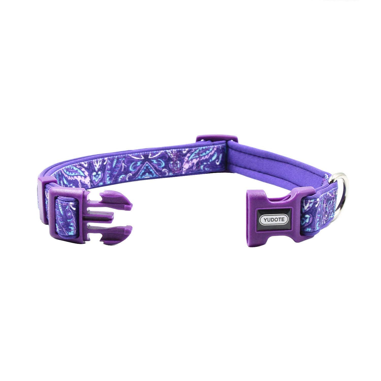 Yudote Durable Dog Collar With Maple Leaves Pattern, Neoprene Padded Soft And Comfortable, Adjustable Collars For Small Dogs & P