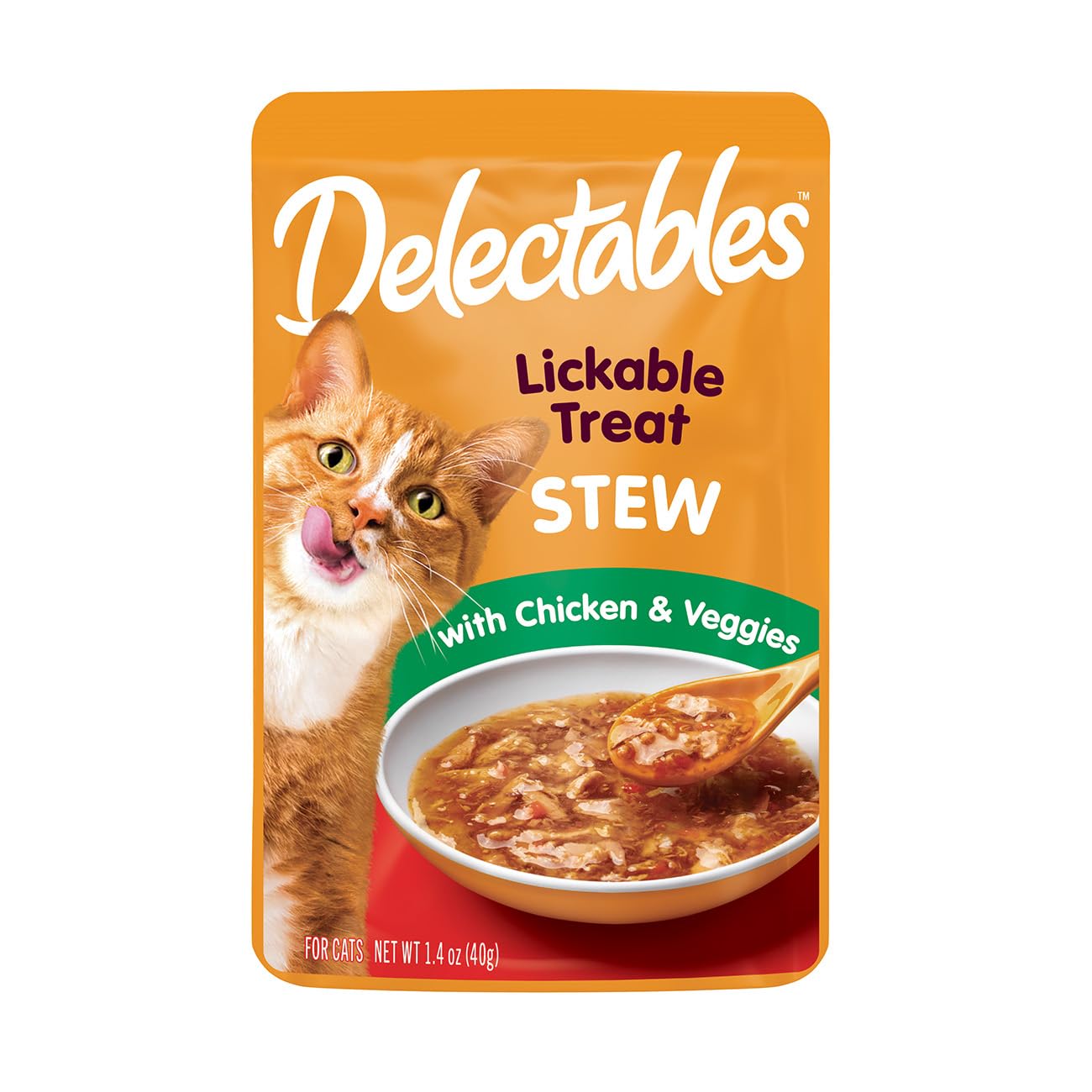 Hartz Delectables Stew Lickable Treat for Cats Chicken and Veggies