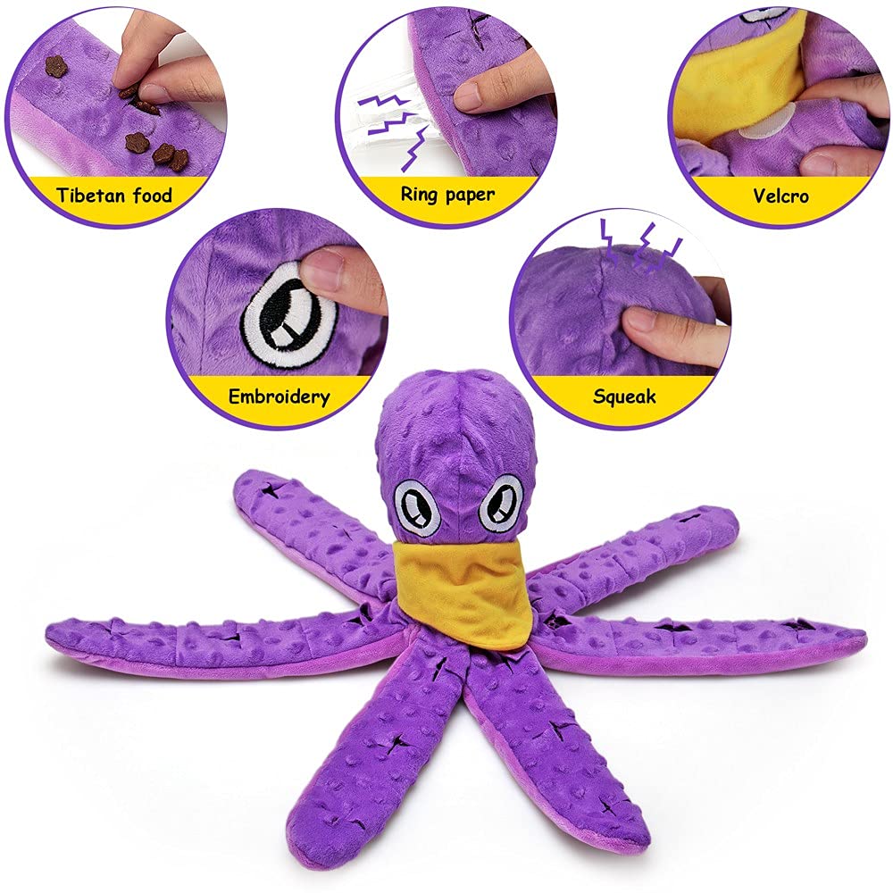 Dog Snuffle Toy Dog Enrichment Toys, Dogs Puzzle Games Interactive Puppy Toys Chew Toys Slow Feeder Game for Boredom Treat Dispe