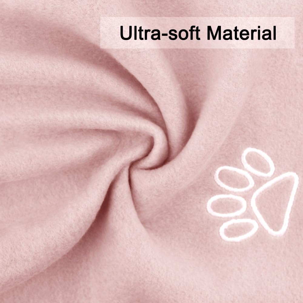 Mieakvool Puppy Dog Blanket, 6 Pack Pet Blankets For Dog Puppy Cats Pets Fleece Blanket Paw Print Dog Blanket For Small Medium L