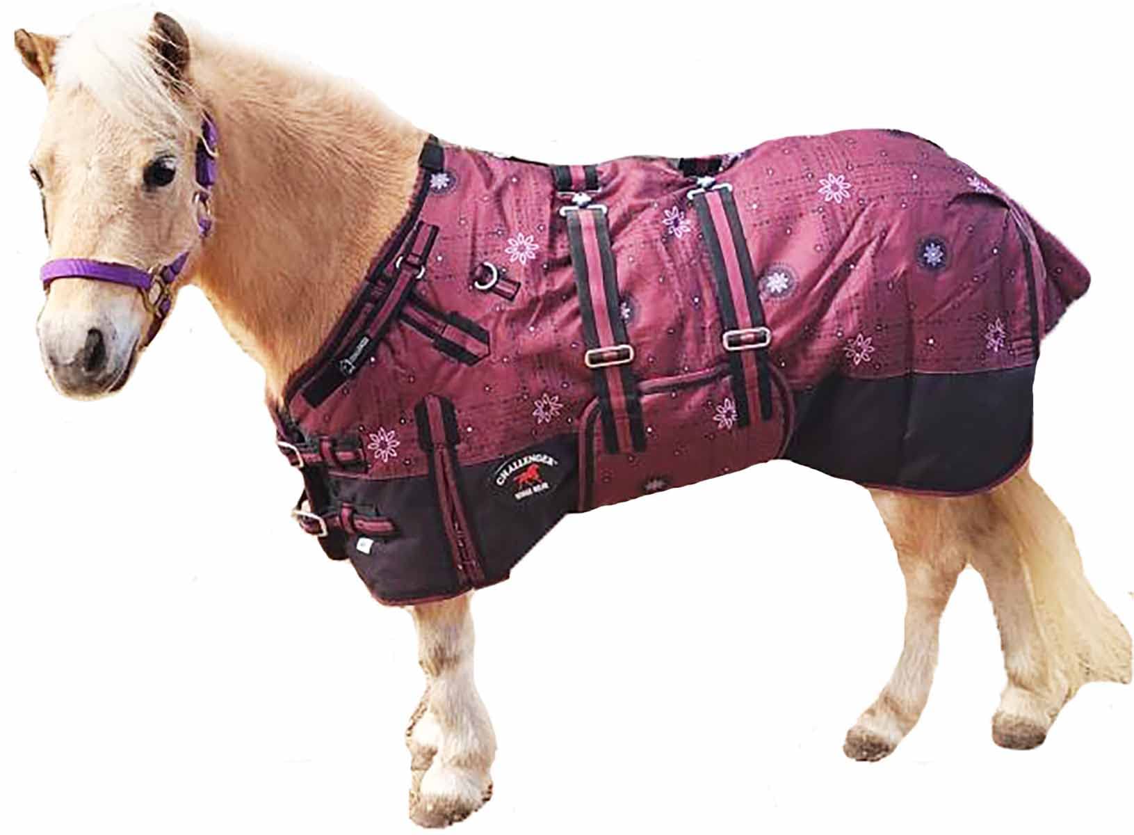 Challenger 40'' 1200D Miniature Weanling Donkey Pony Horse Foal Winter Blanket 51979B