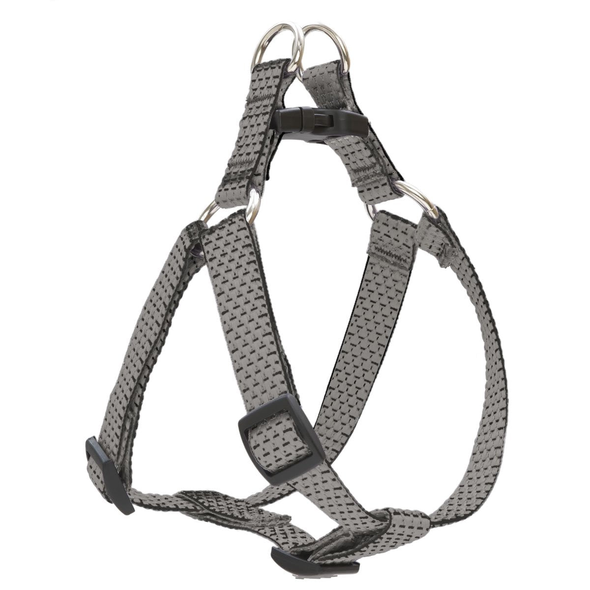 LupinePet Eco 3/4'' Granite 15-21'' Step In Harness for Small Dogs