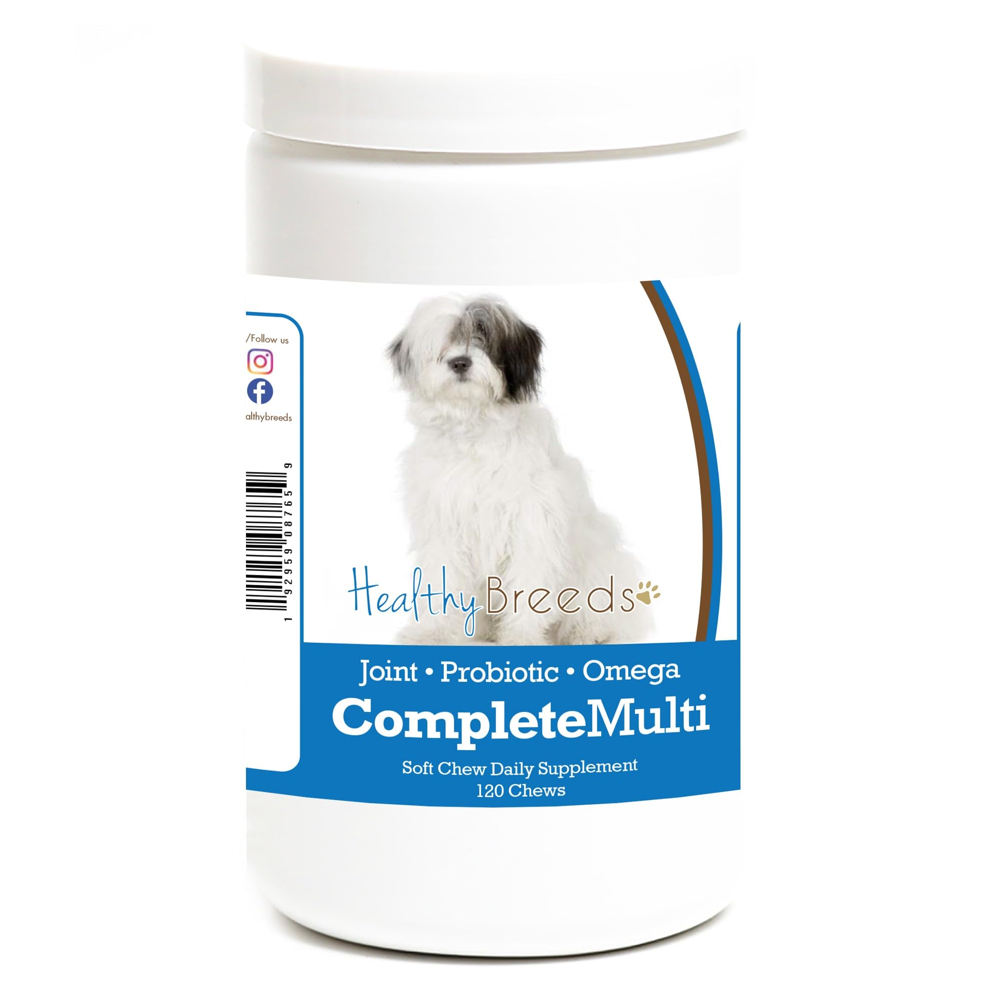 Healthy Breeds Old English Sheepdog All in One Multivitamin Soft Chew 120 Count