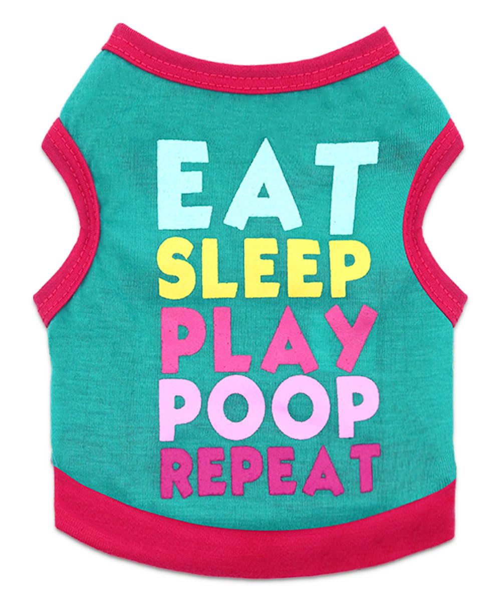 8 Pack Dog T-Shirt Clothes For Small Dogs Girls Puppy Shirts Summer Breathable Chihuahua Yorkie Apparel, Xs