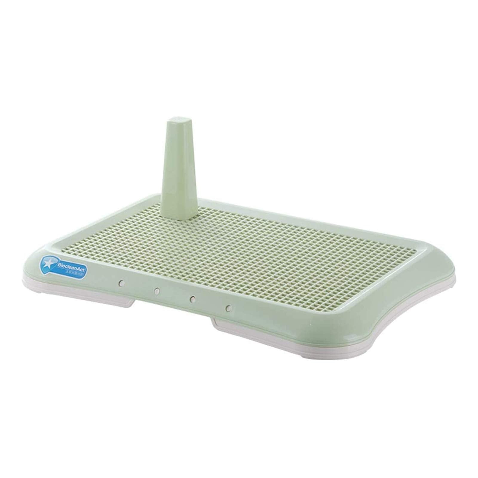 Mxcell Training Pads Toilet For Puppies Square Pet Training Toilet With Tray For Dogs Potty Trainer Indoor Outdoor Small Green