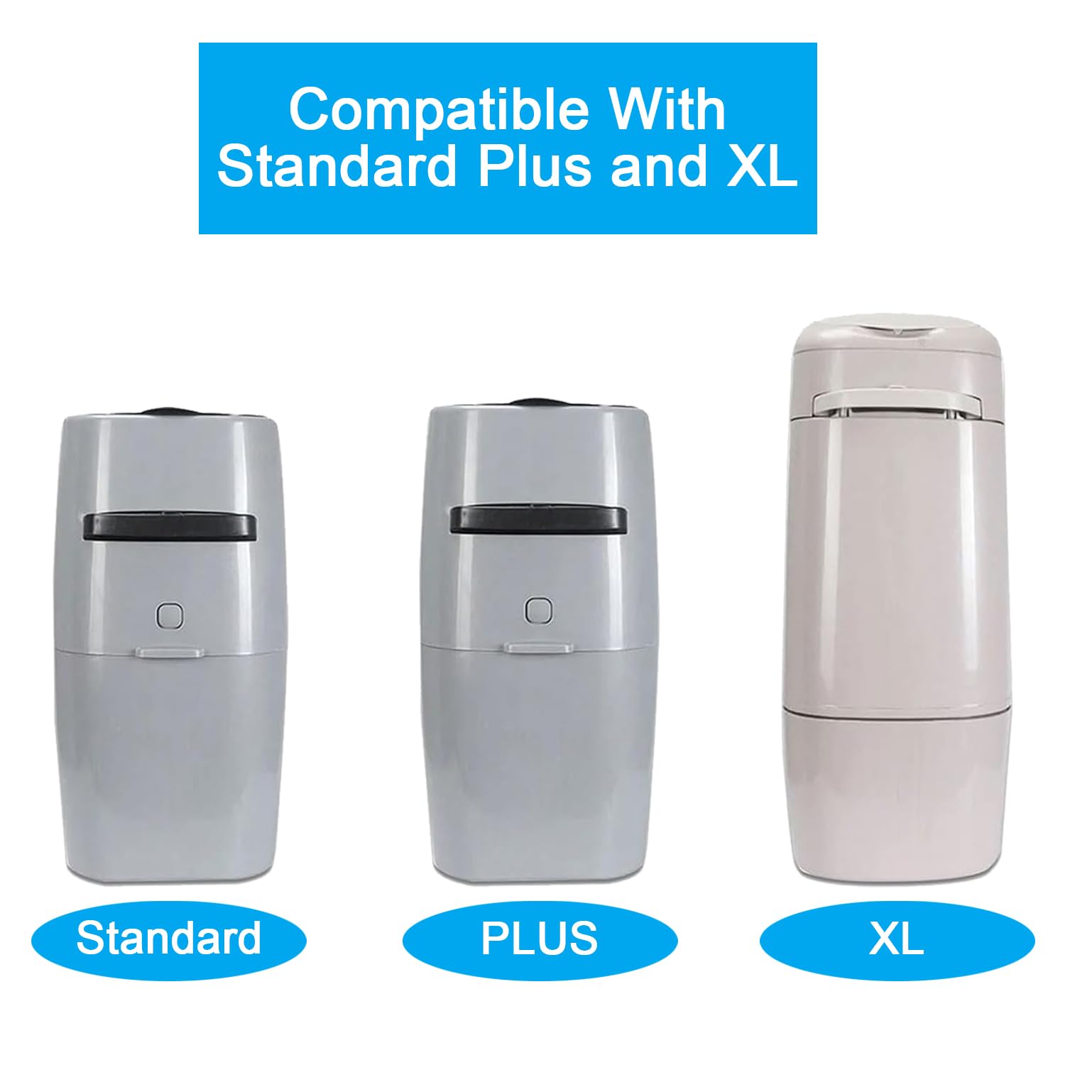 Cat Litter Refill Cartridges Bags Compatible With Genie Cat Litter Standard,Plus And Xl Pails,10 Pack